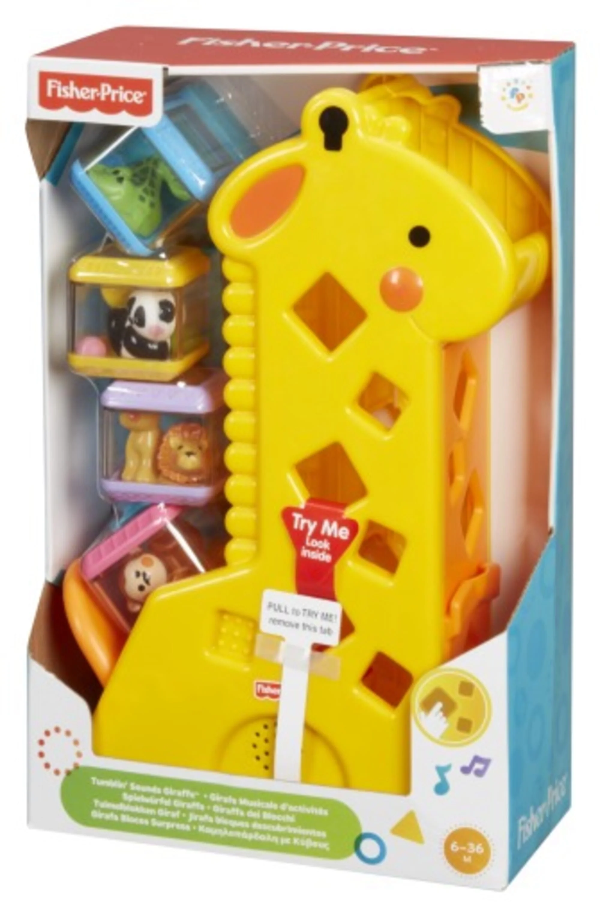 Fisher-Price Juguete para Bebés Jirafa Bloques Divertidos - Image 5
