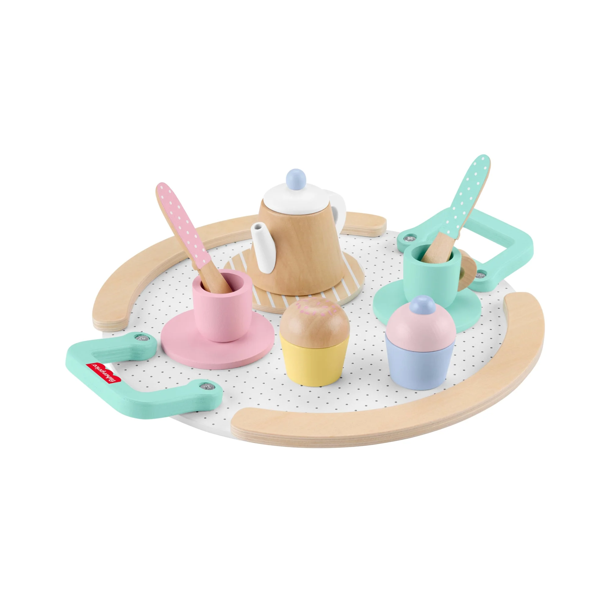 Fisher-Price Juguete para Bebés Juego de Té de Madera - Image 4