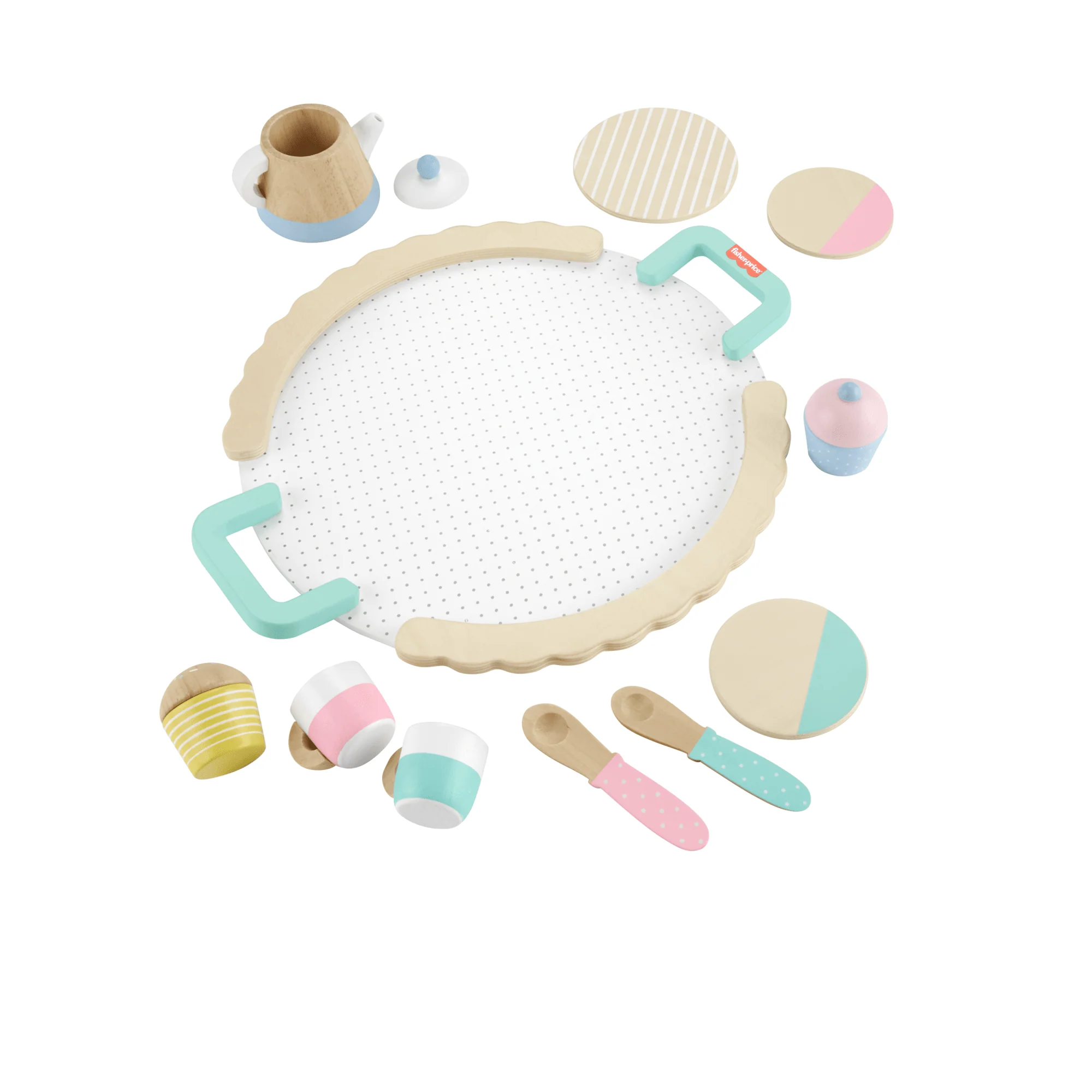 Fisher-Price Juguete para Bebés Juego de Té de Madera - Image 5