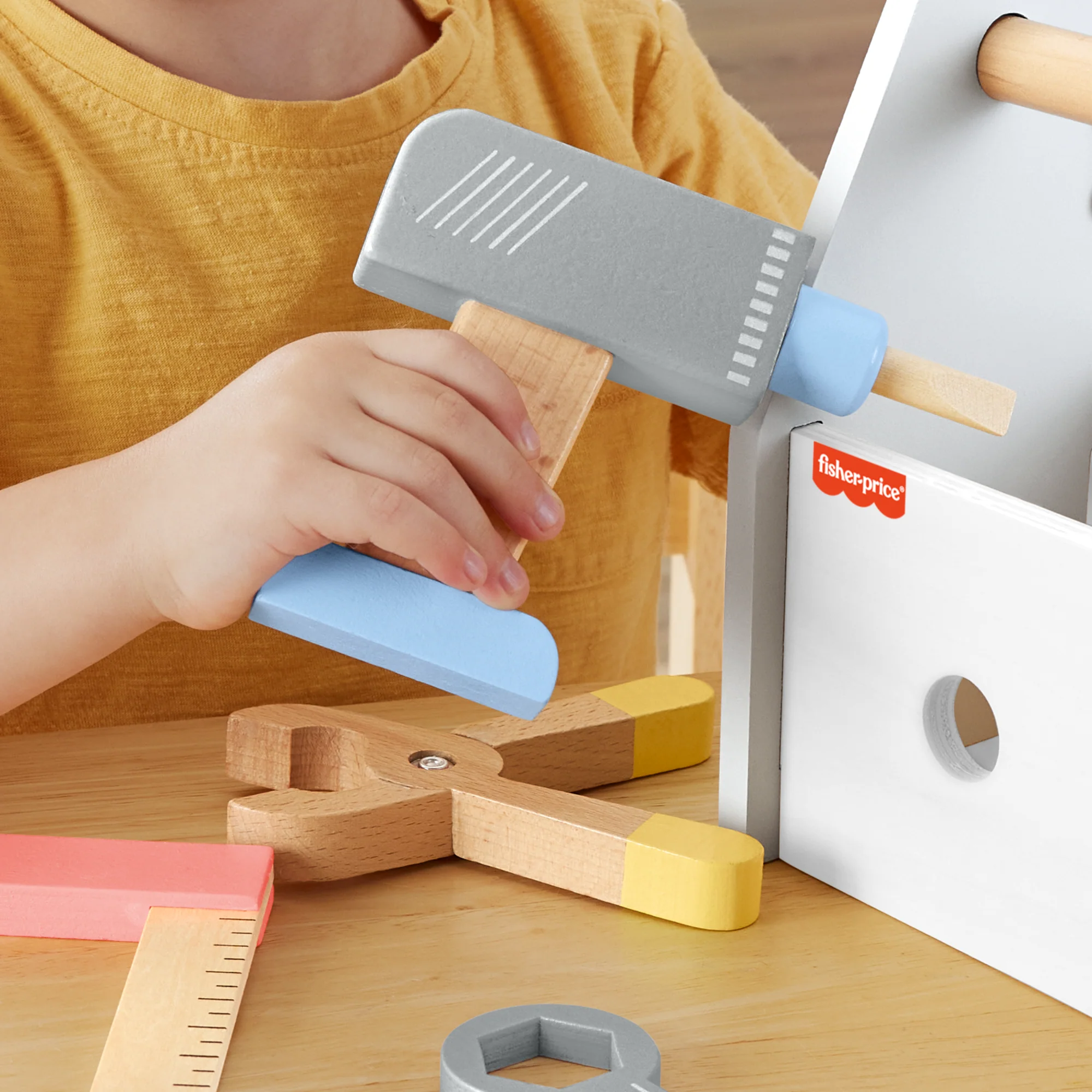 Fisher-Price Juguete para Bebés Kit de Herramientas de Madera - Image 3