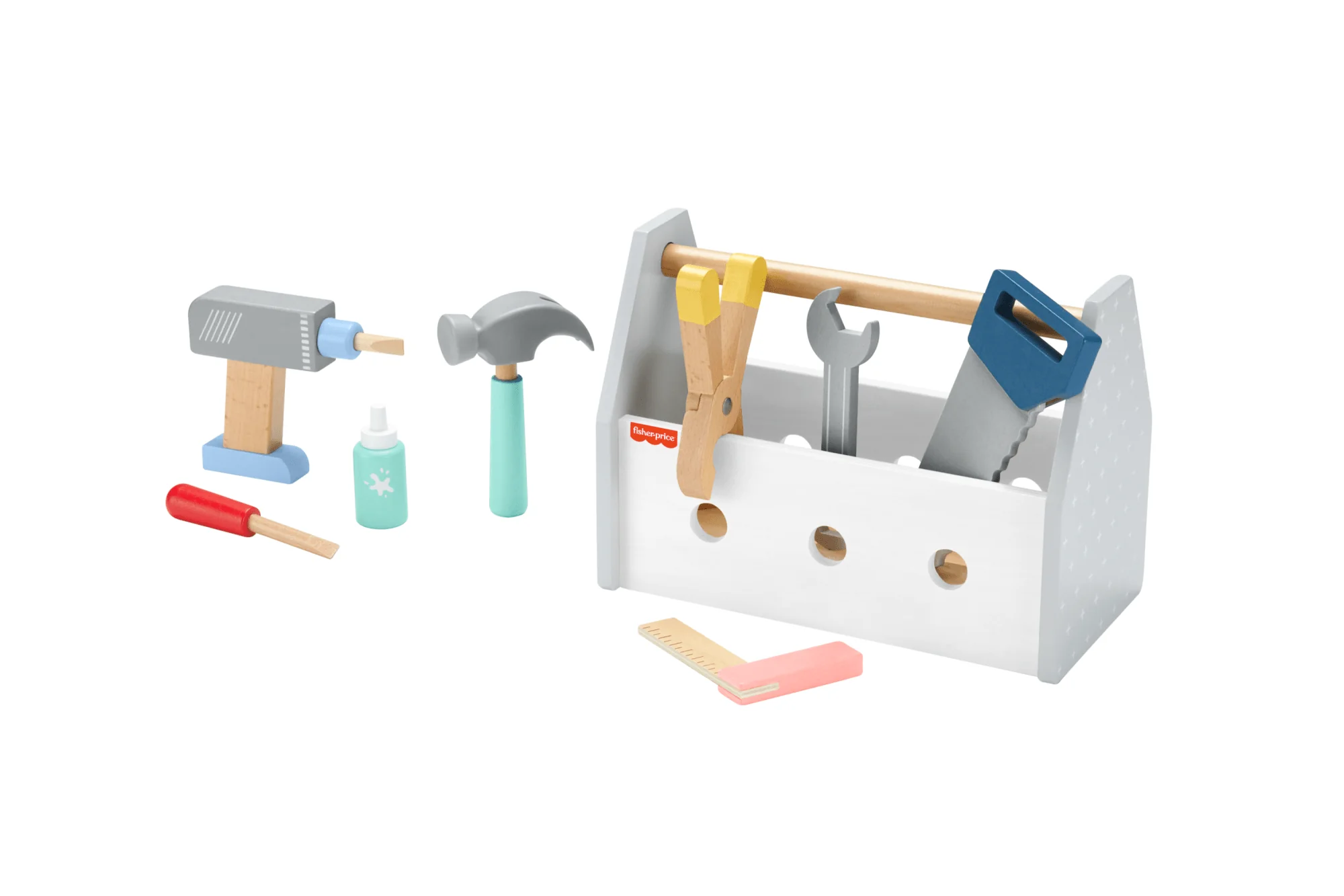 Fisher-Price Juguete para Bebés Kit de Herramientas de Madera - Image 4