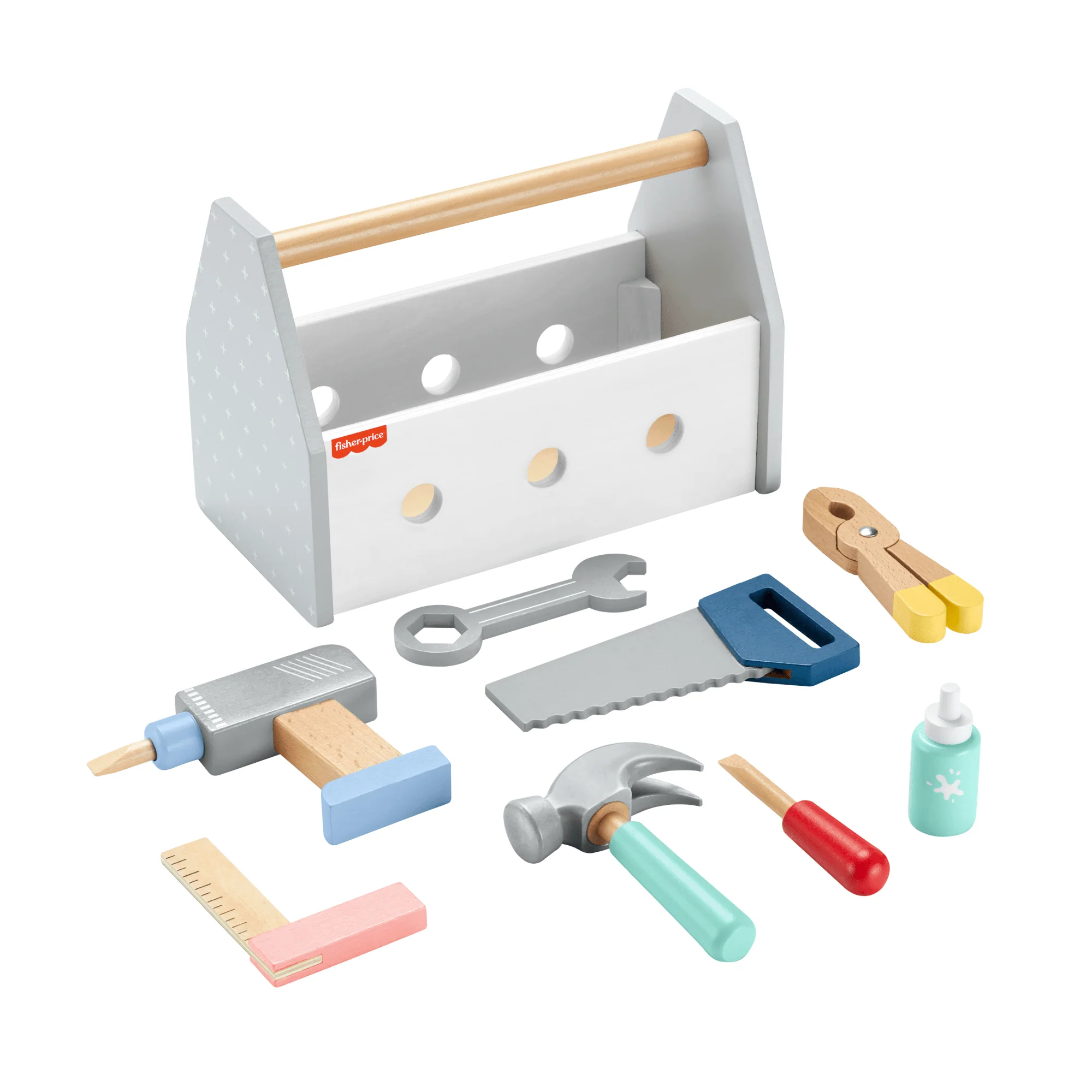 Fisher-Price Juguete para Bebés Kit de Herramientas de Madera - Image 5