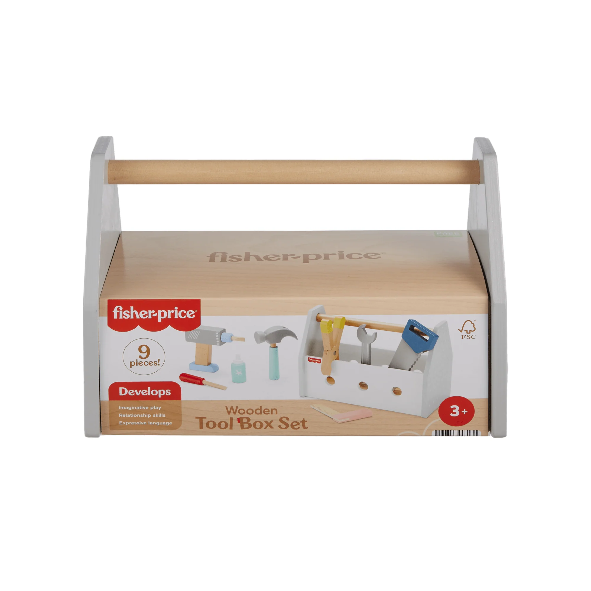 Fisher-Price Juguete para Bebés Kit de Herramientas de Madera - Image 6