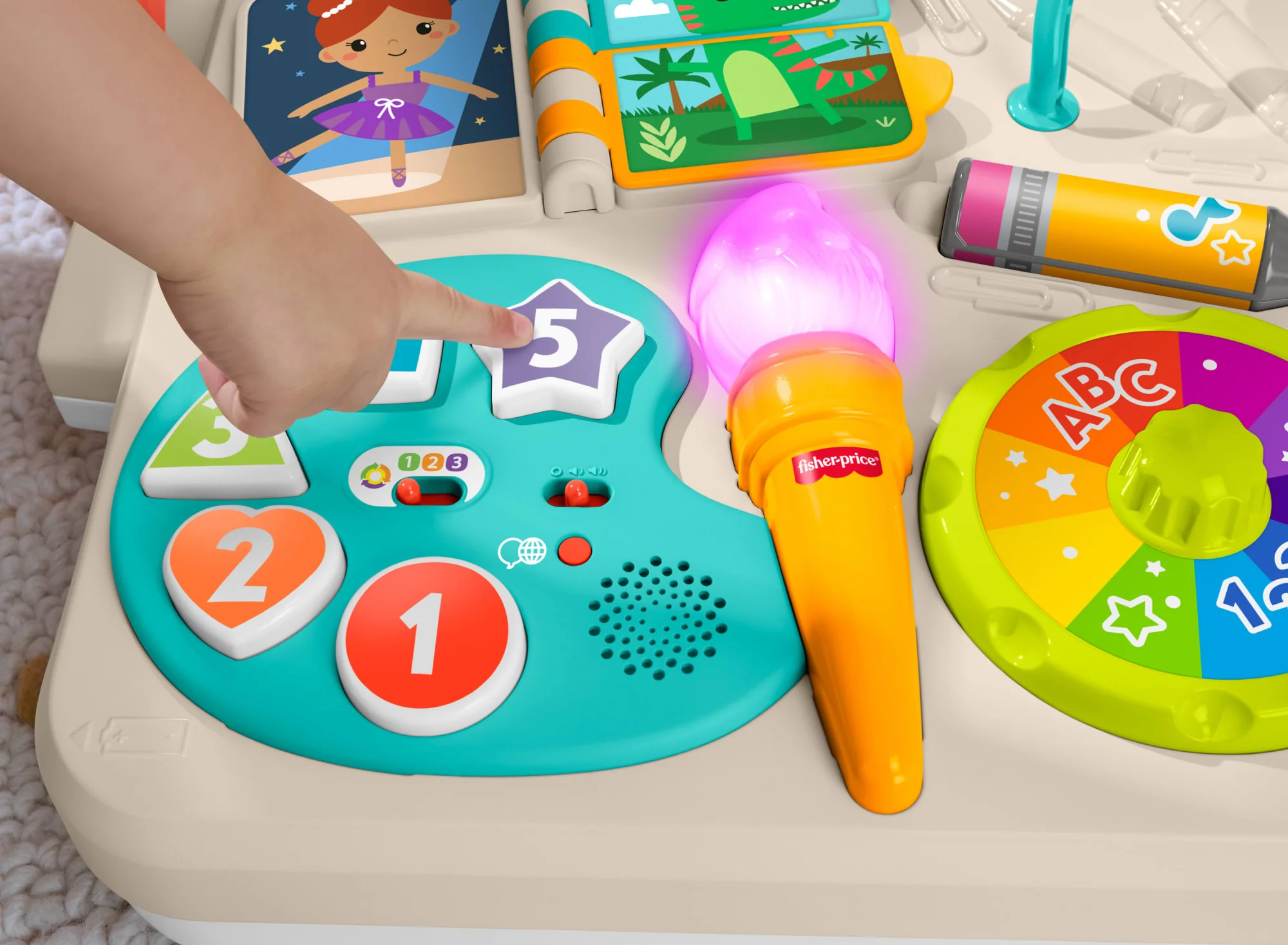 Fisher-Price Juguete para Bebés Mesa de Actividades 4 en 1 - Image 3