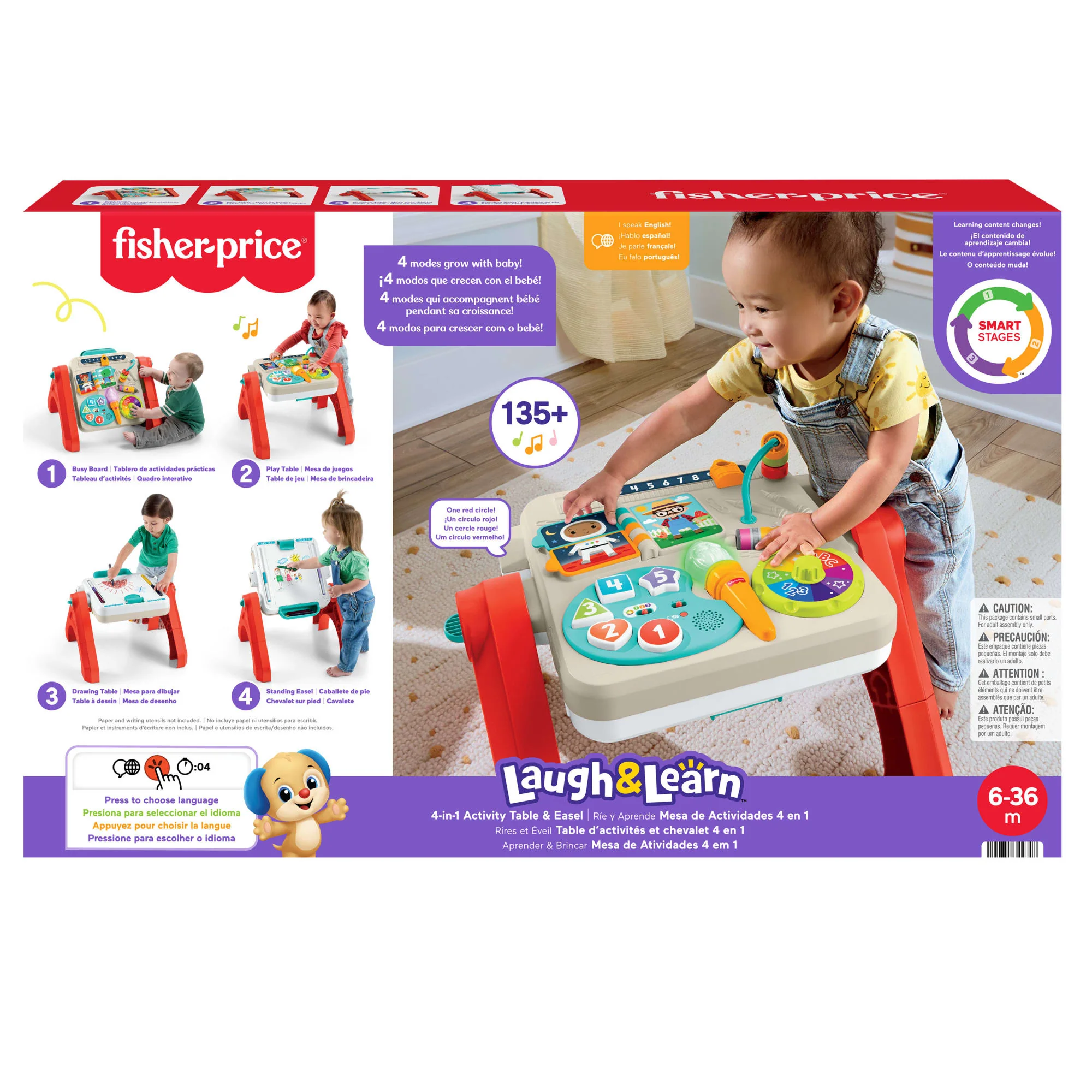 Fisher-Price Juguete para Bebés Mesa de Actividades 4 en 1 - Image 6