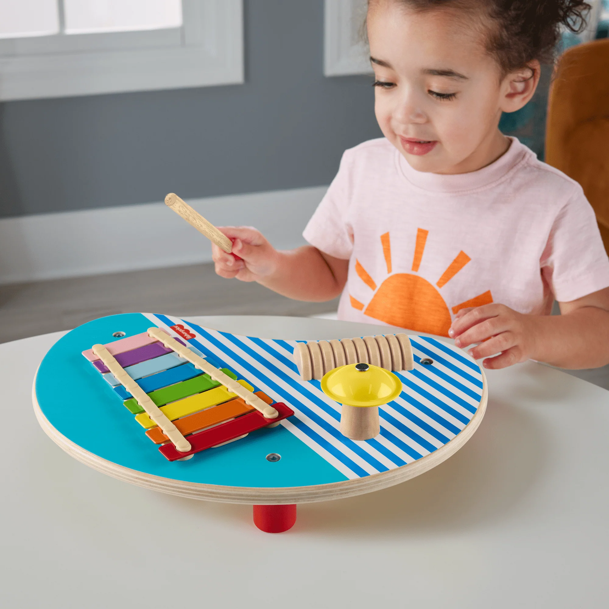 Fisher-Price Juguete para Bebés Mesa Musical de Actividades de Madera - Image 2