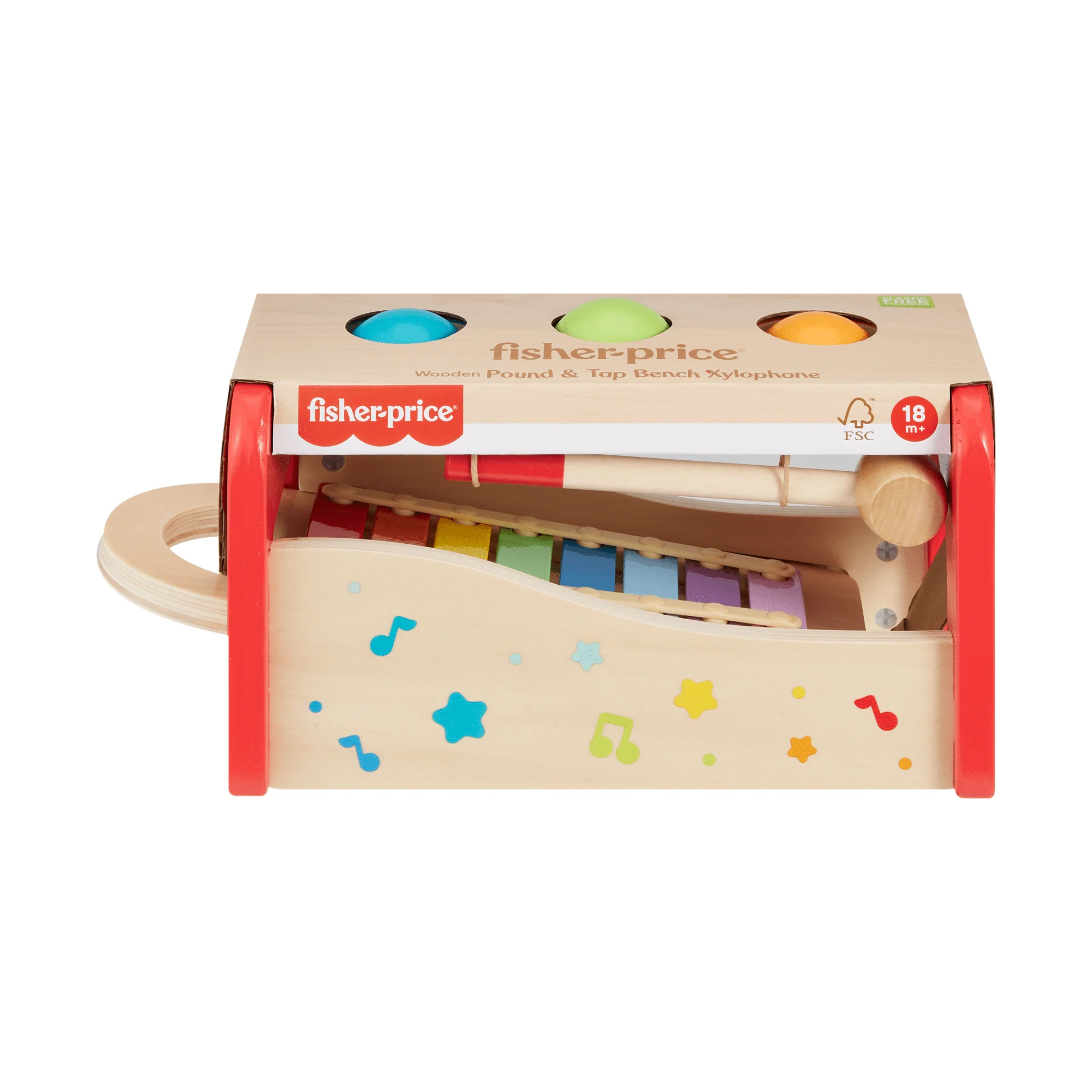 Fisher-Price Juguete para Bebés Mesita de Actividades Sorpresa de Madera - Image 4