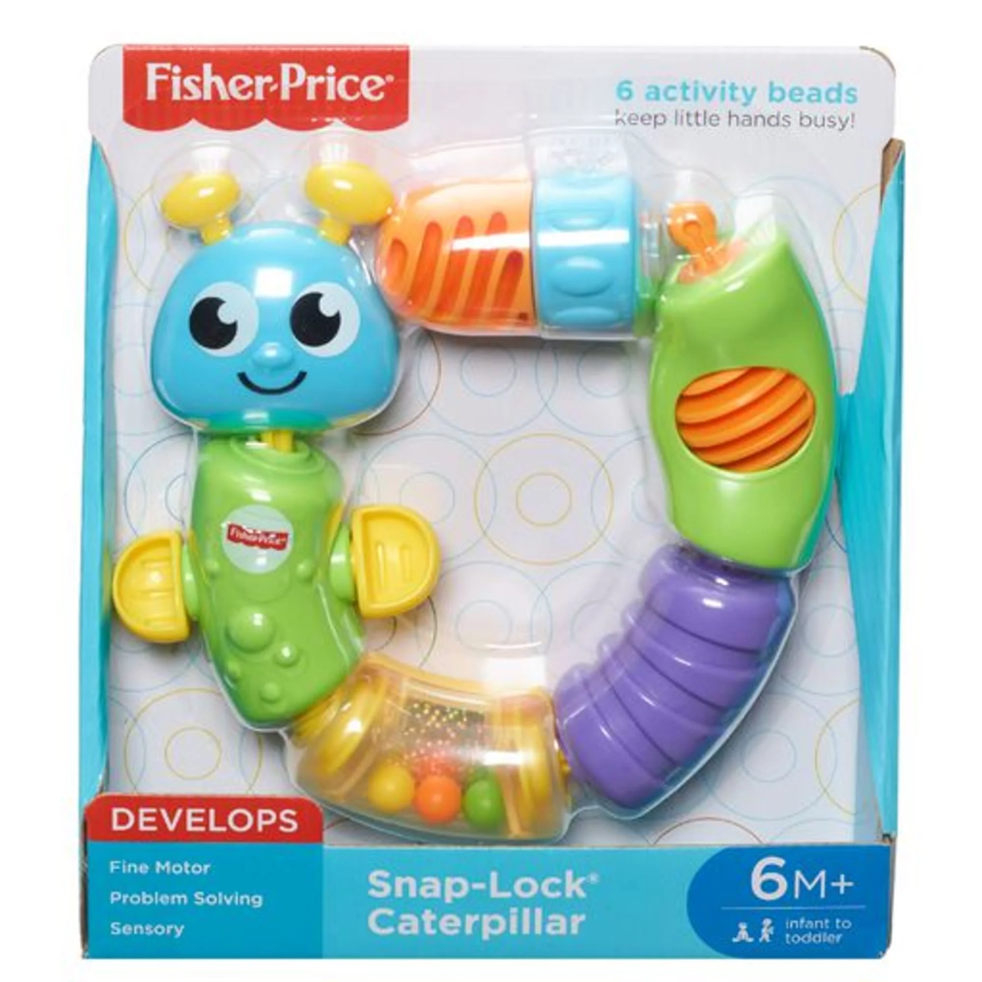 Fisher-Price Juguete para Bebés Oruga Cadena de Colores - Image 4