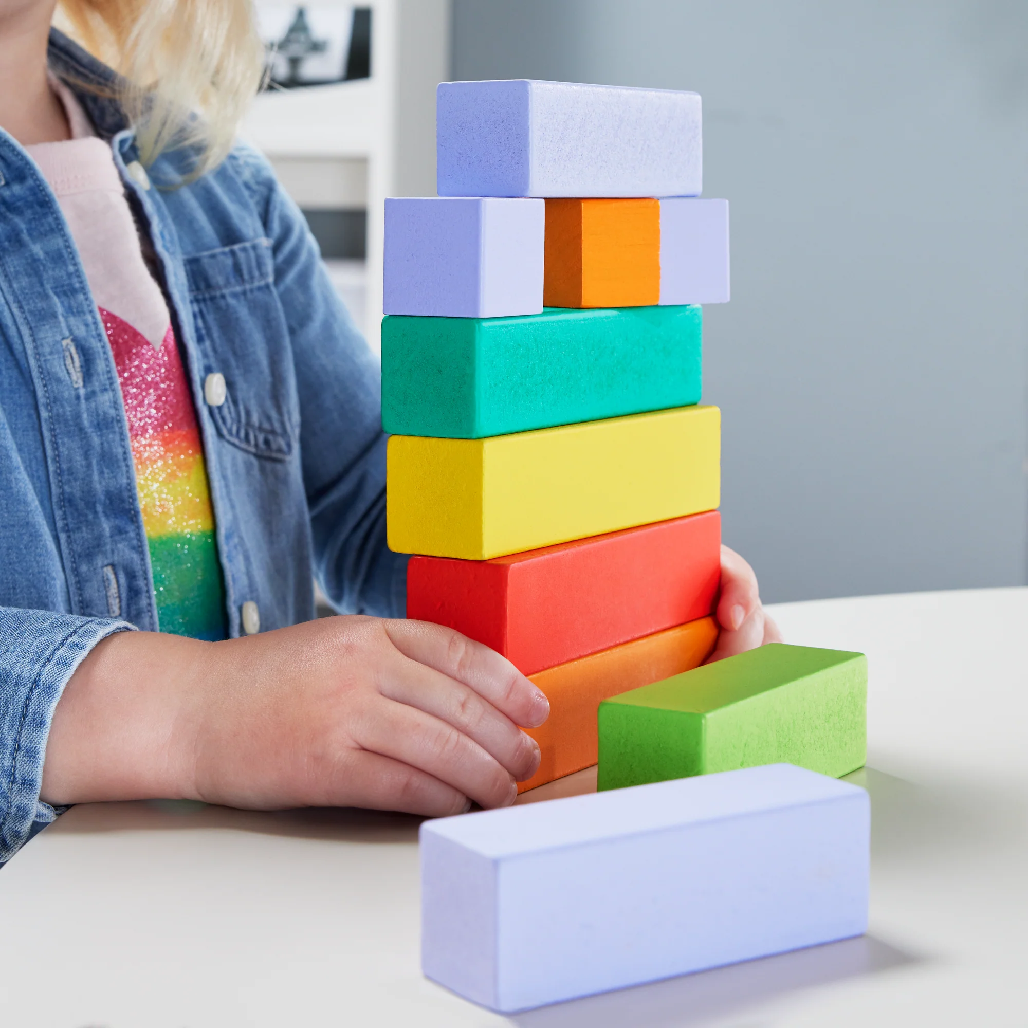 Fisher-Price Juguete para Bebés Pirámide de Bloques de Madera - Image 3
