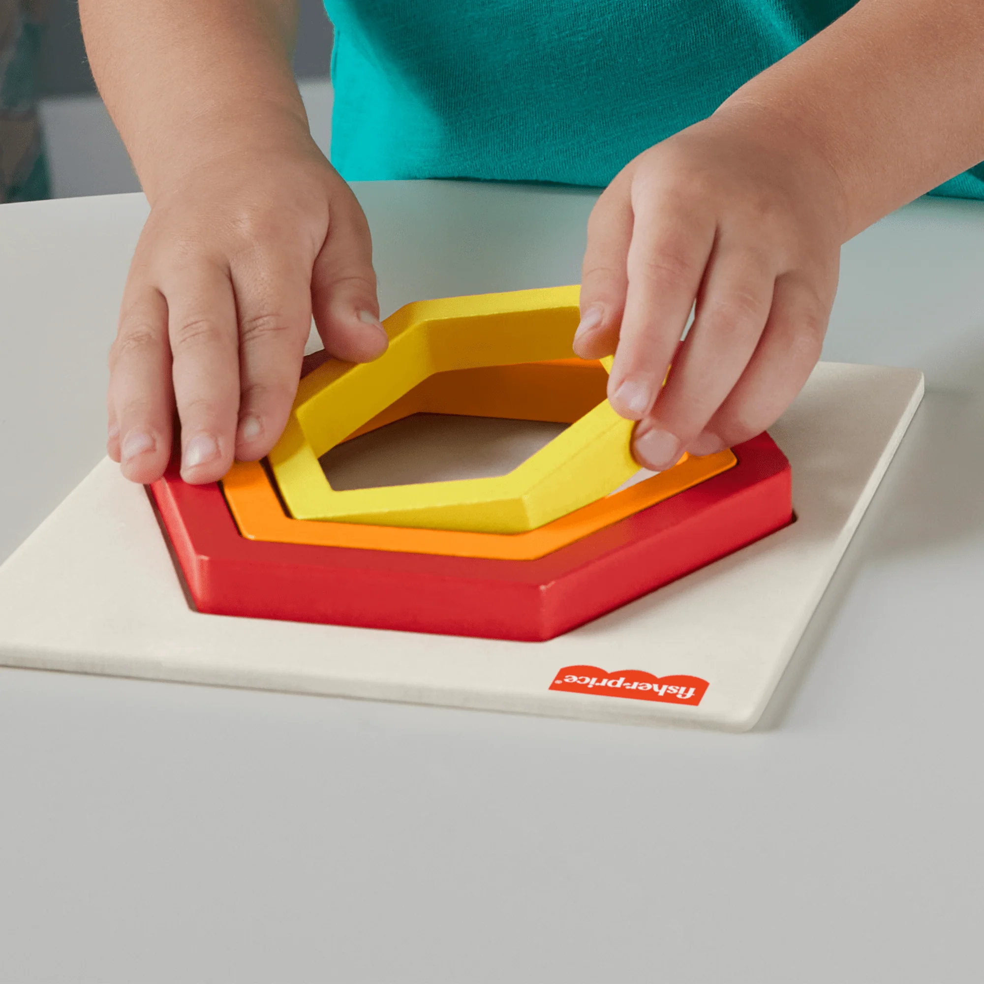 Fisher-Price Juguete para Bebés Rompecabezas Hexagono de Madera - Image 3