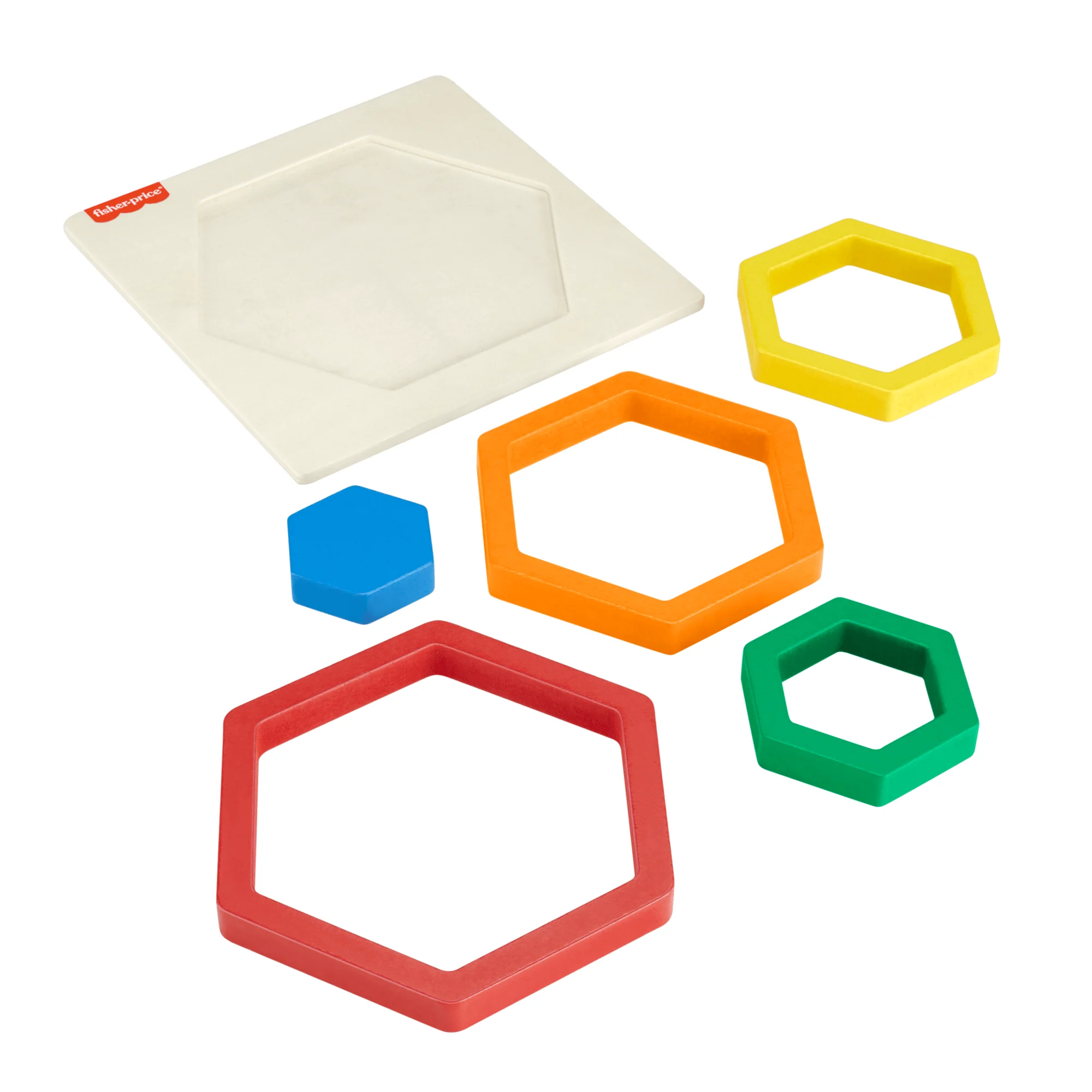 Fisher-Price Juguete para Bebés Rompecabezas Hexagono de Madera - Image 5