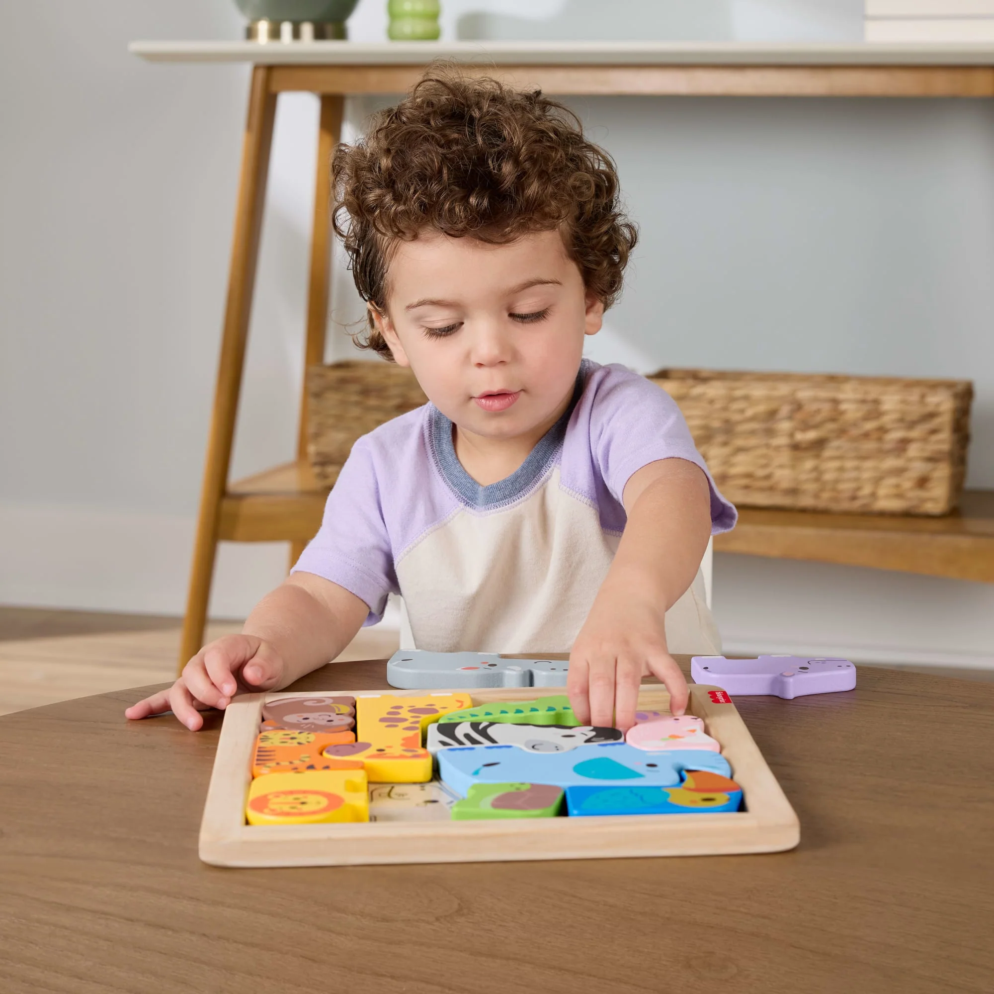 Fisher-Price Juguete para Bebés Rompecabezas Zoológico de Madera - Image 2