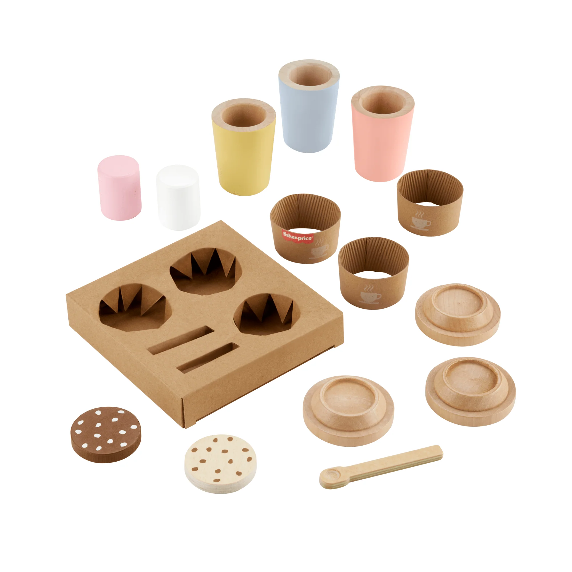 Fisher-Price Juguete para Bebés Set Mi Primer Capuchino de Madera - Image 5
