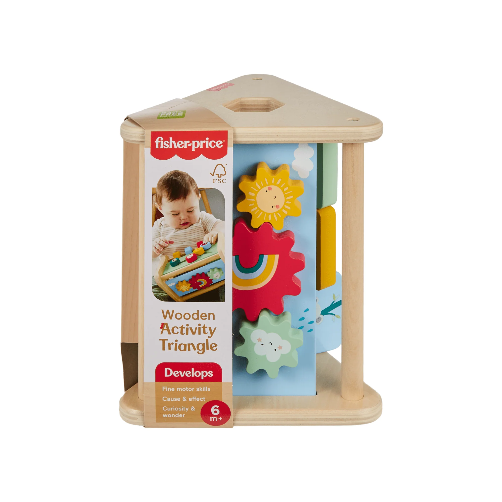 Fisher-Price Juguete para Bebés Triángulo de Actividades de Madera - Image 6