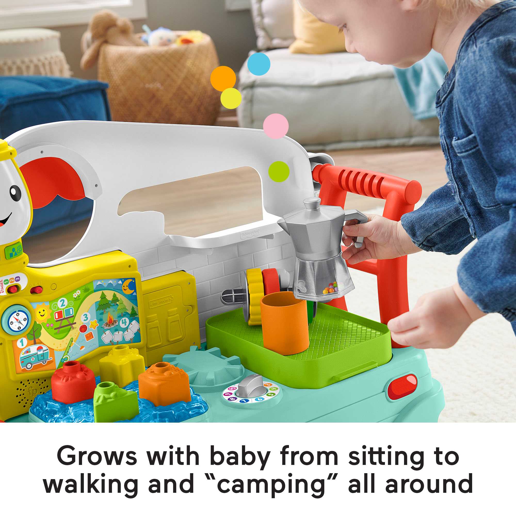 Fisher-Price Laugh & Learn 3-in-1 On-The-Go Camper - English & French Version - Image 4