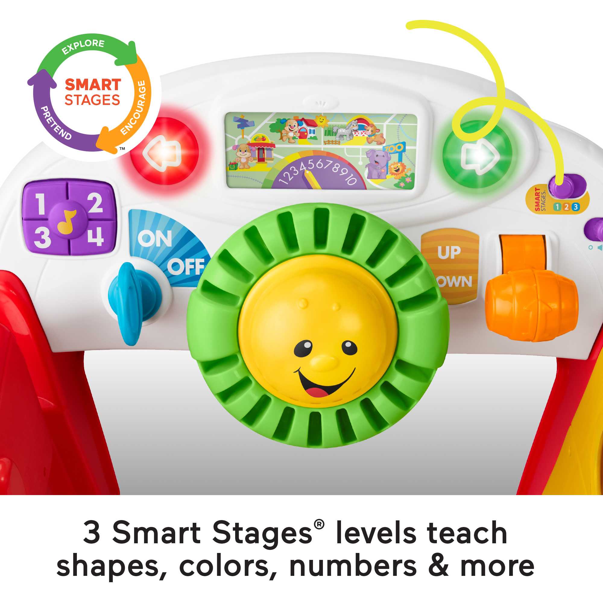 Fisher-Price Laugh & Learn Crawl Around Car - Image 3