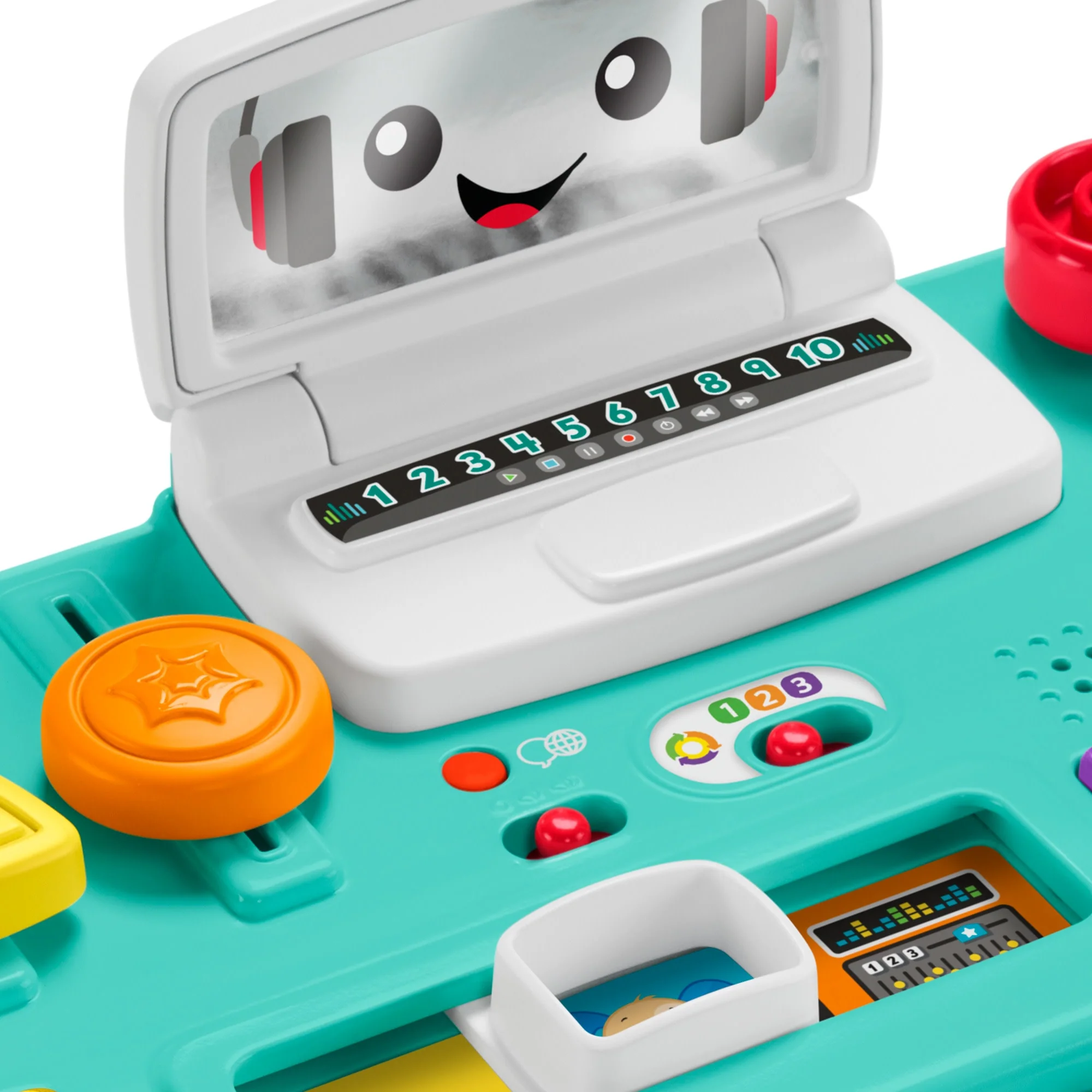 Fisher-Price Laugh & Learn Mix & Learn DJ Table Musical Learning Toy For Baby & Toddler, Multi-Language Version - Image 4