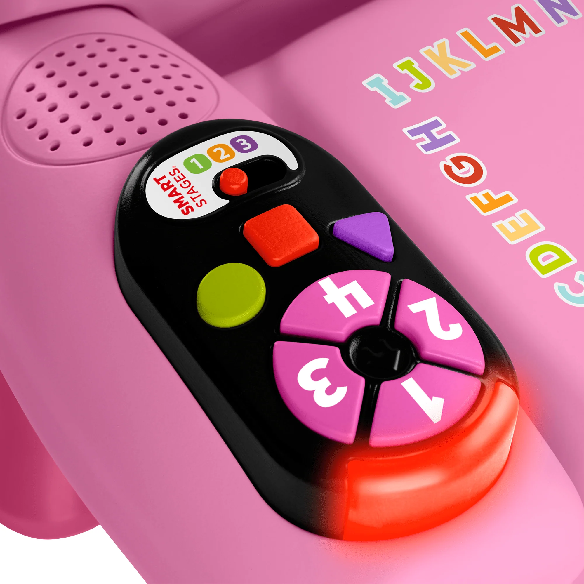 Fisher-Price Laugh & Learn Smart Stages Chair Electronic Learning Toy For Toddlers, Pink - Image 6