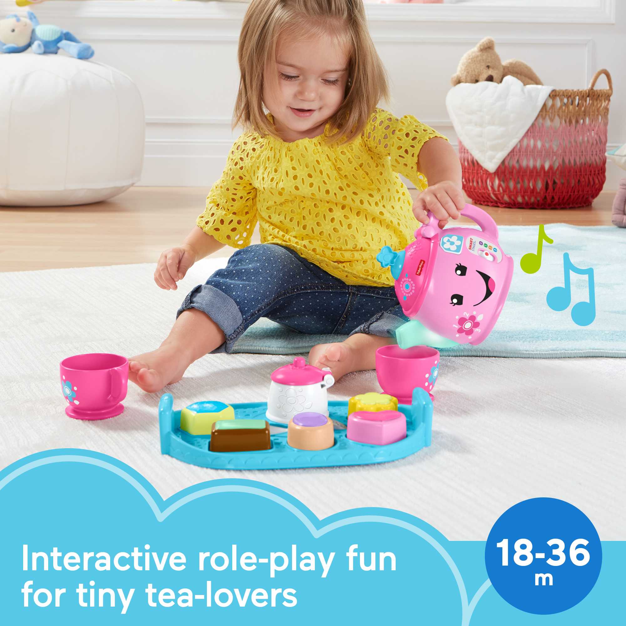 Fisher-Price Laugh & Learn Sweet Manners Tea Set - Image 2
