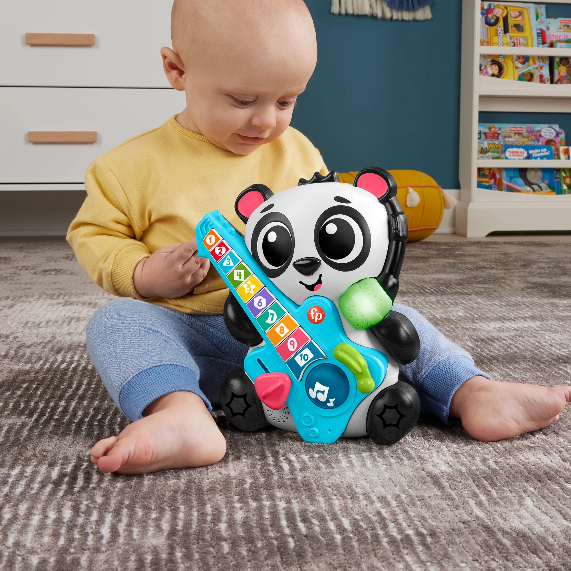 Fisher-Price Link Squad Panda Musique et Comptage, Musique, Lumières - Image 2