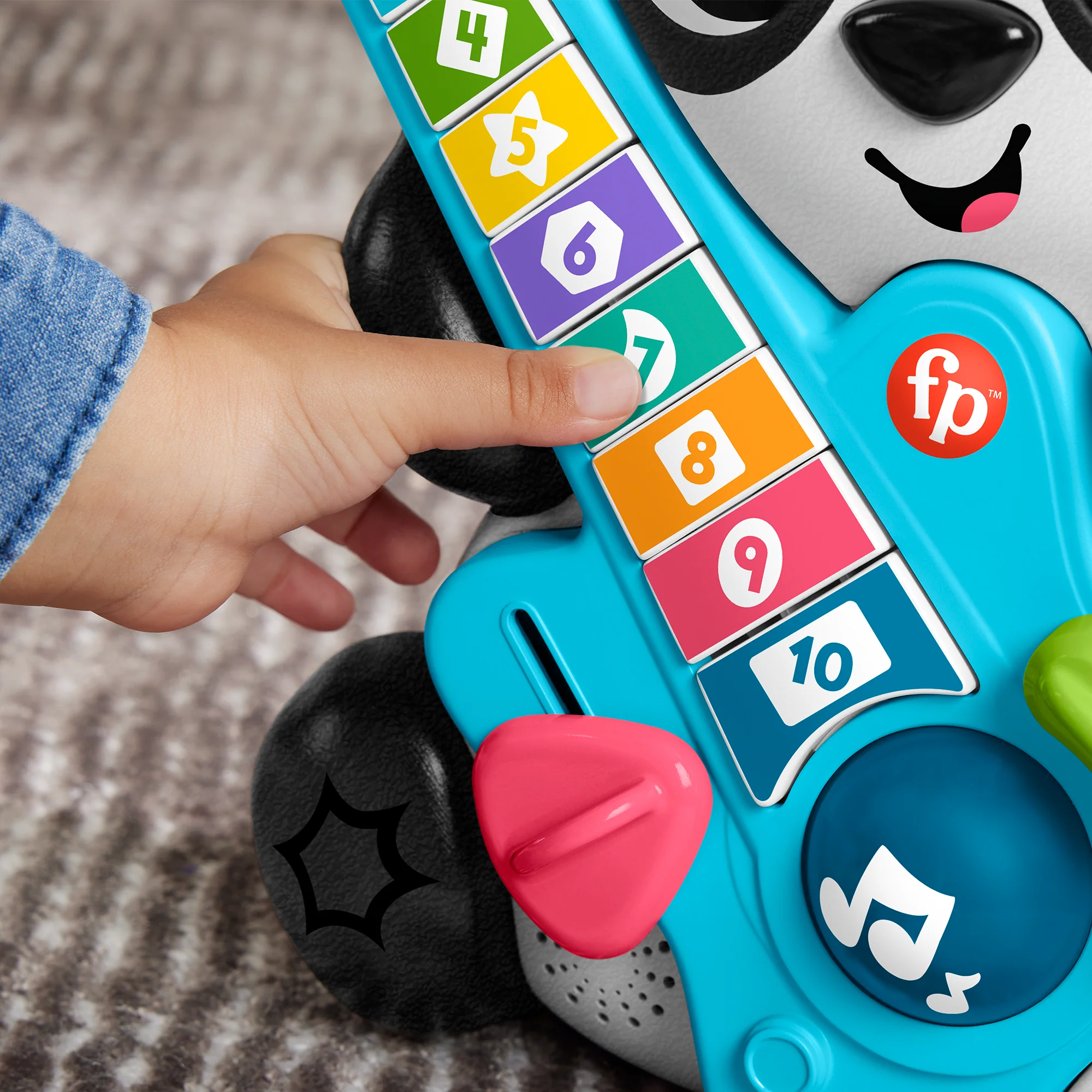 Fisher-Price Link Squad Panda Musique et Comptage, Musique, Lumières - Image 3