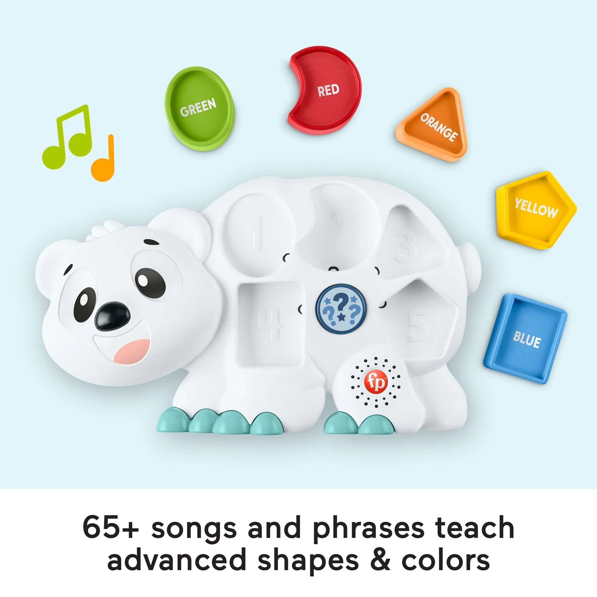 Fisher-Price Linkimals Puzzlin' Shapes Polar Bear - French Version - Image 4