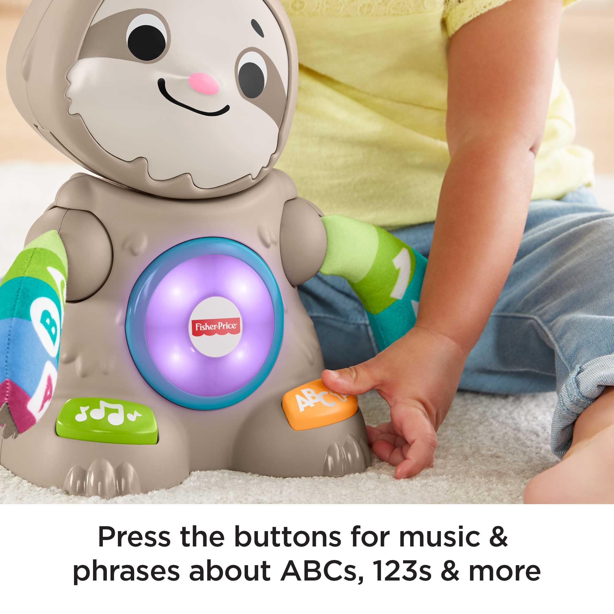 Fisher-Price Linkimals Smooth Moves Sloth - French Version - Image 3