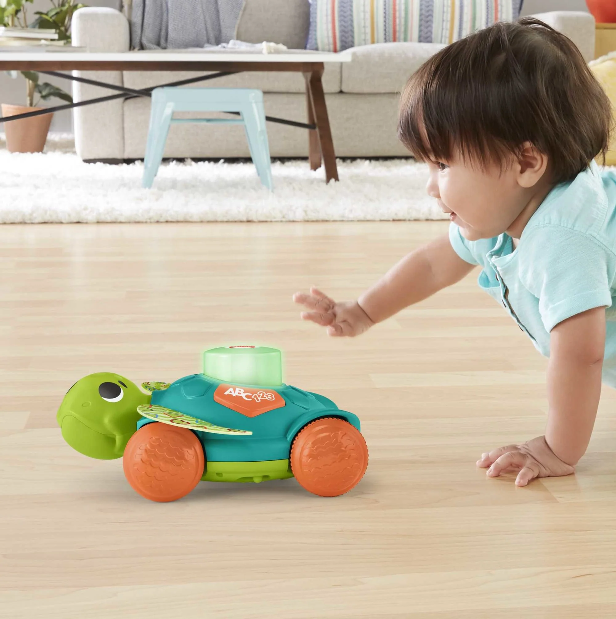 Fisher-Price Linkimals Tortue de Mer S’Asseoir et Ramper - Image 2