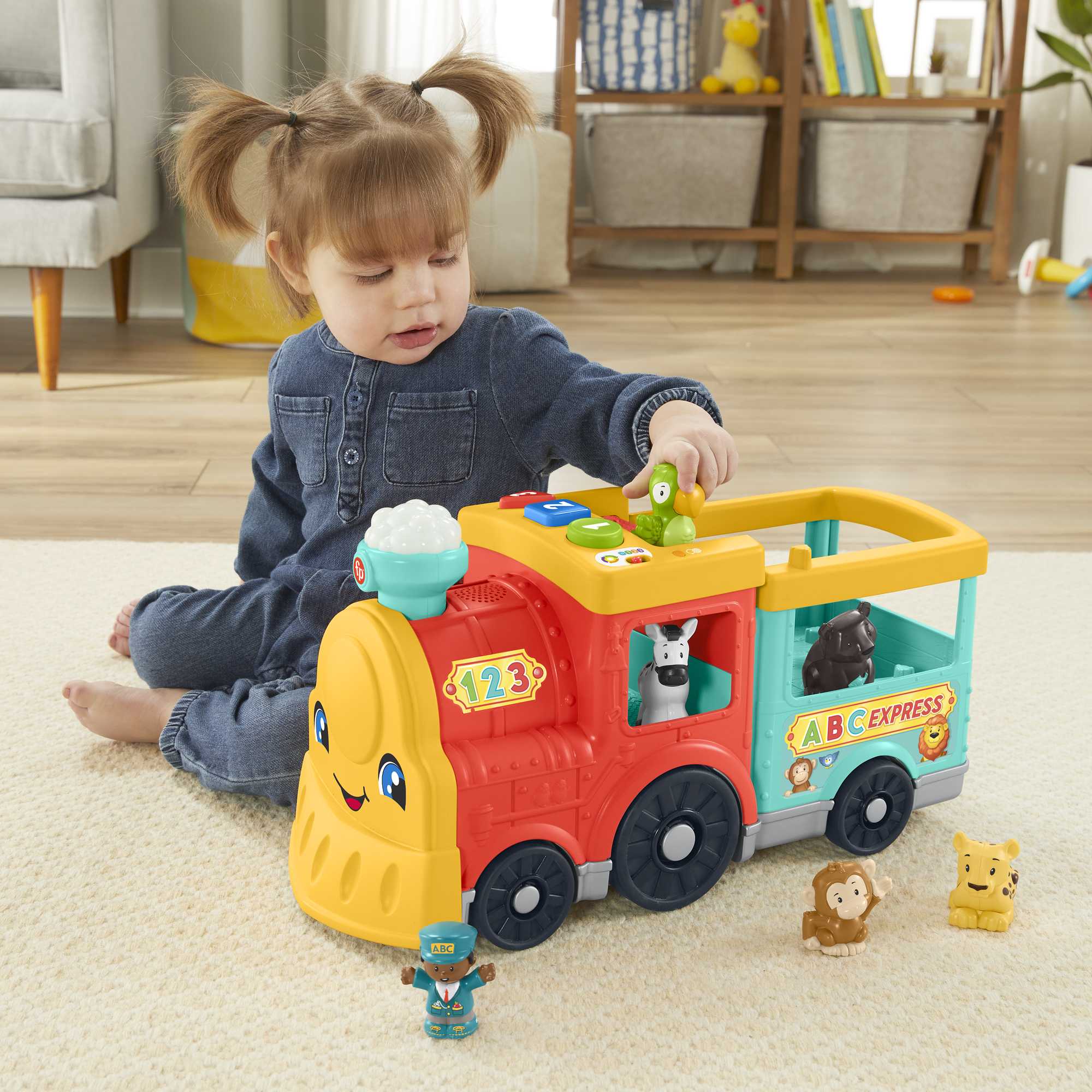 Fisher-Price Little People Big ABC Animal Train - English & French Version - Image 2