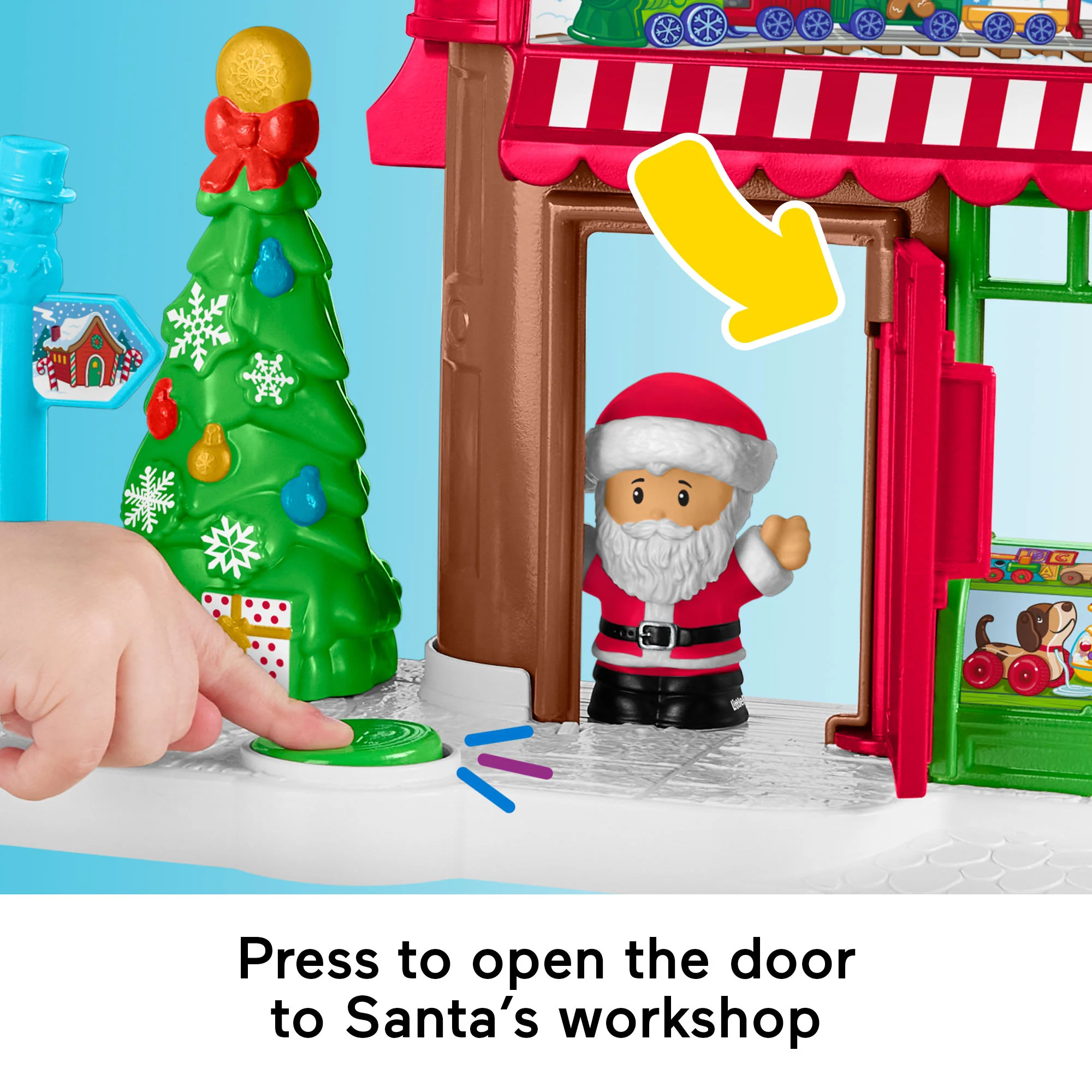 Fisher-Price Little People Christmas Wonderland Gift Set, Playset With Figures For Toddlers - Image 3