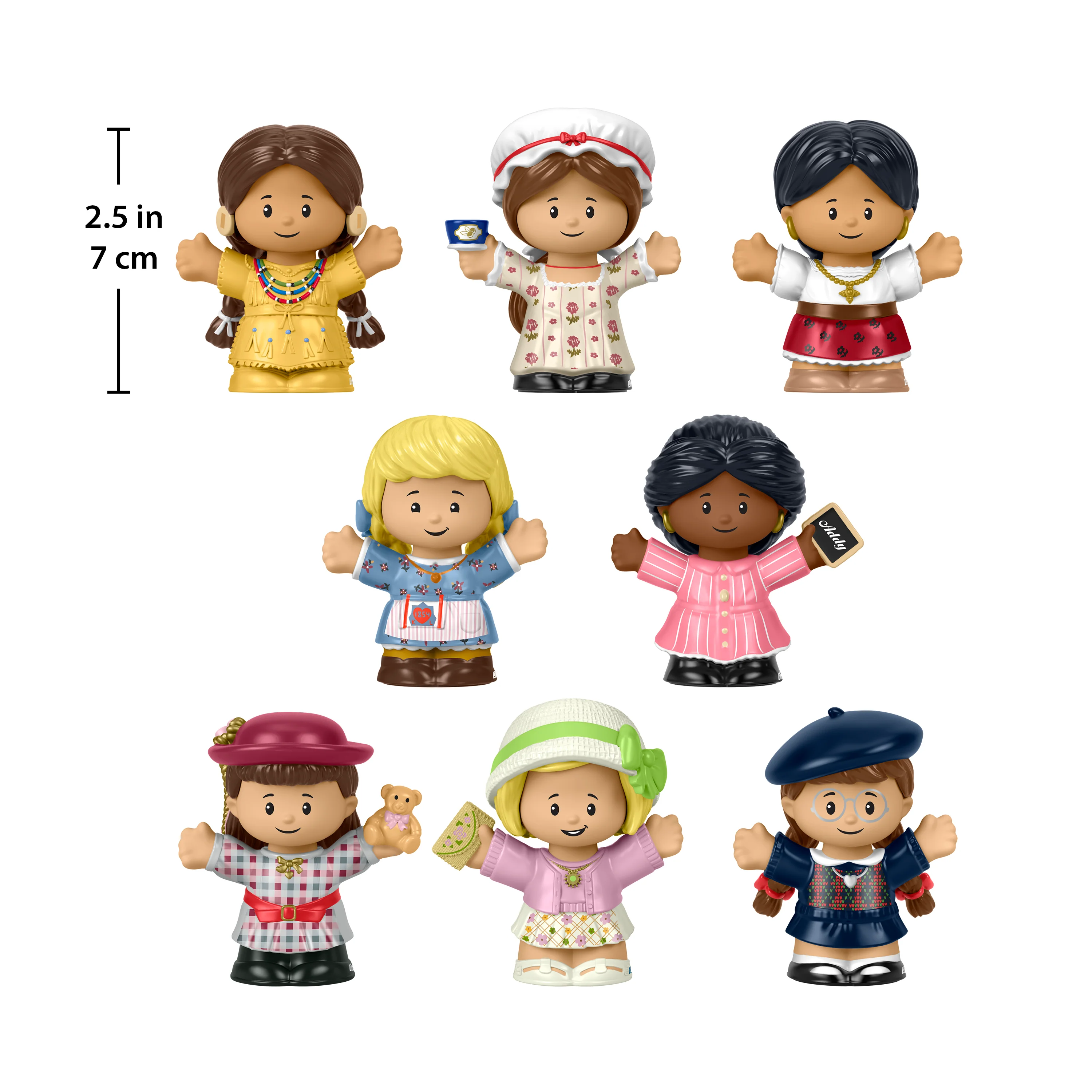 Little People Collector American Girl 40th Anniversary Special Edition Set For Fans, 8 Figures - Image 5