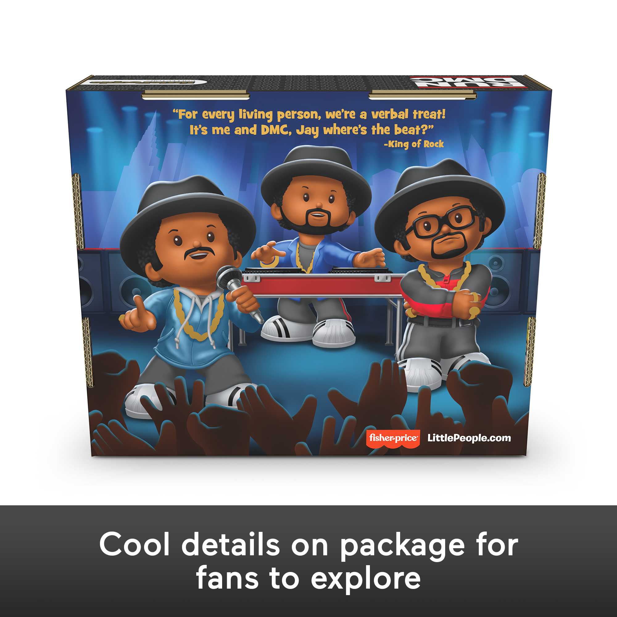 Fisher-Price Little People Collector Run DMC Special Edition Figure Set, 3 Figurines - Image 4