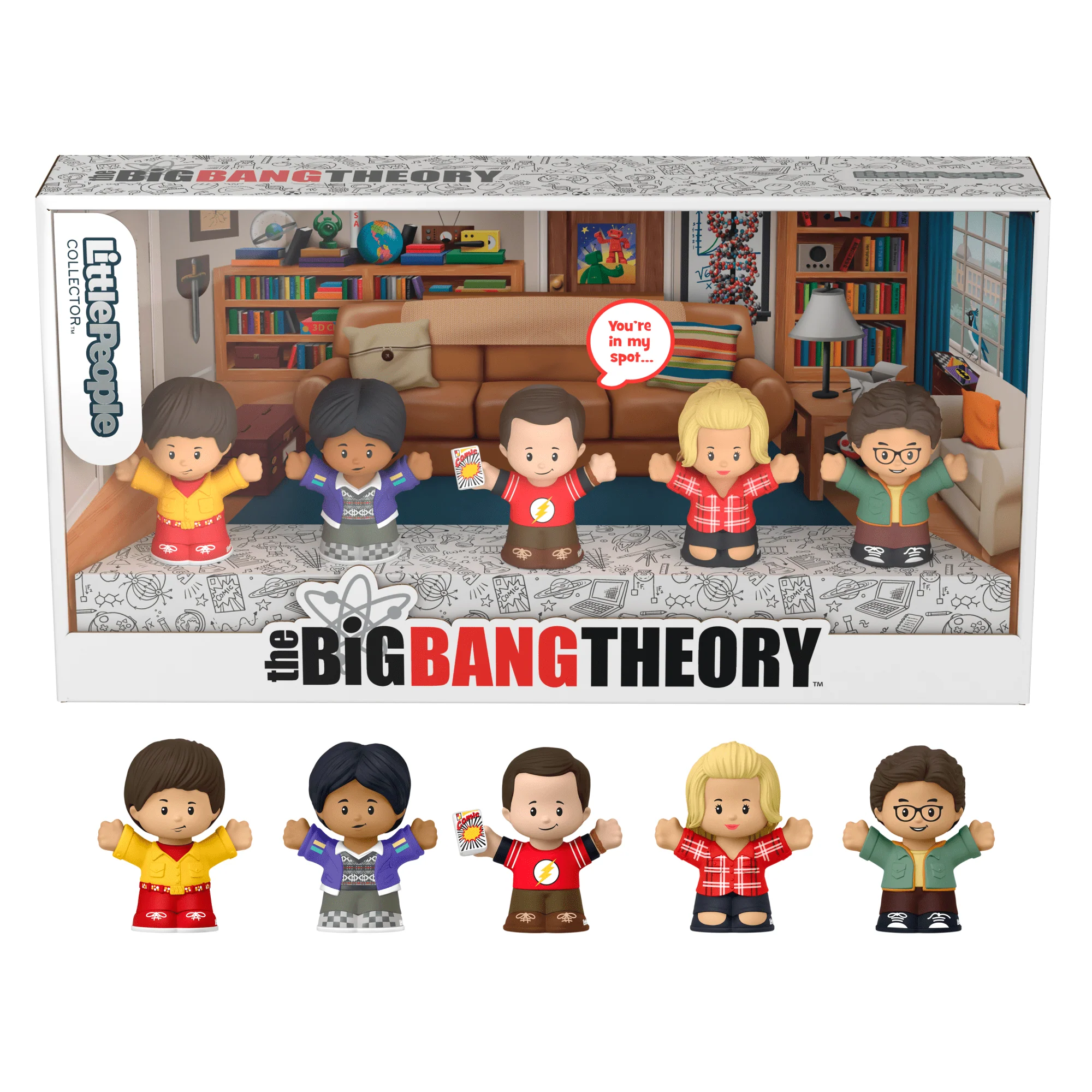 Little People Collector  Coffret  The Big Bang Theory, 5 Figurines