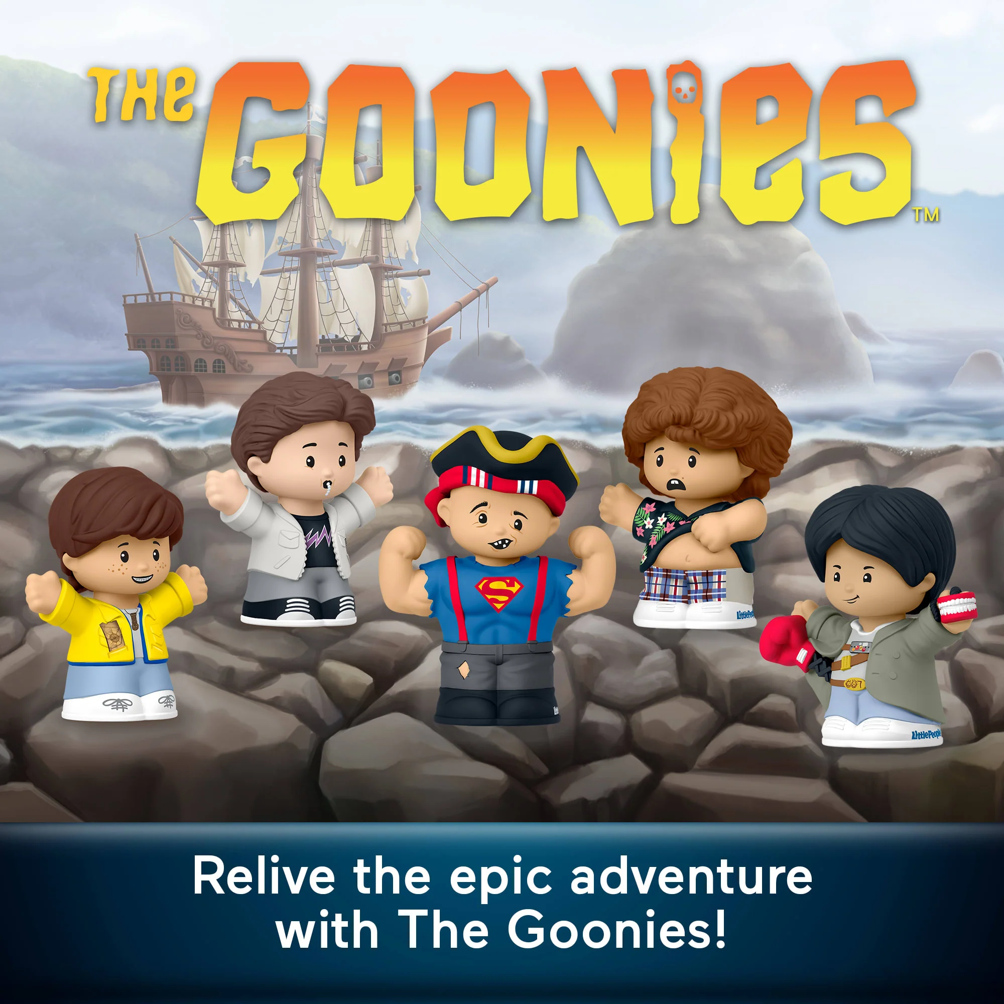 Little People Collector The Goonies Special Edition Set For Movie Fans, 5 Figures - Image 2