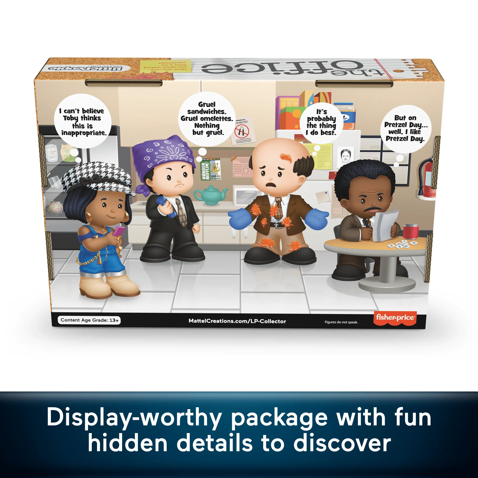 Little People Collector The Office TV Show Best Moments Special Edition Set, 4 Figures - Image 3