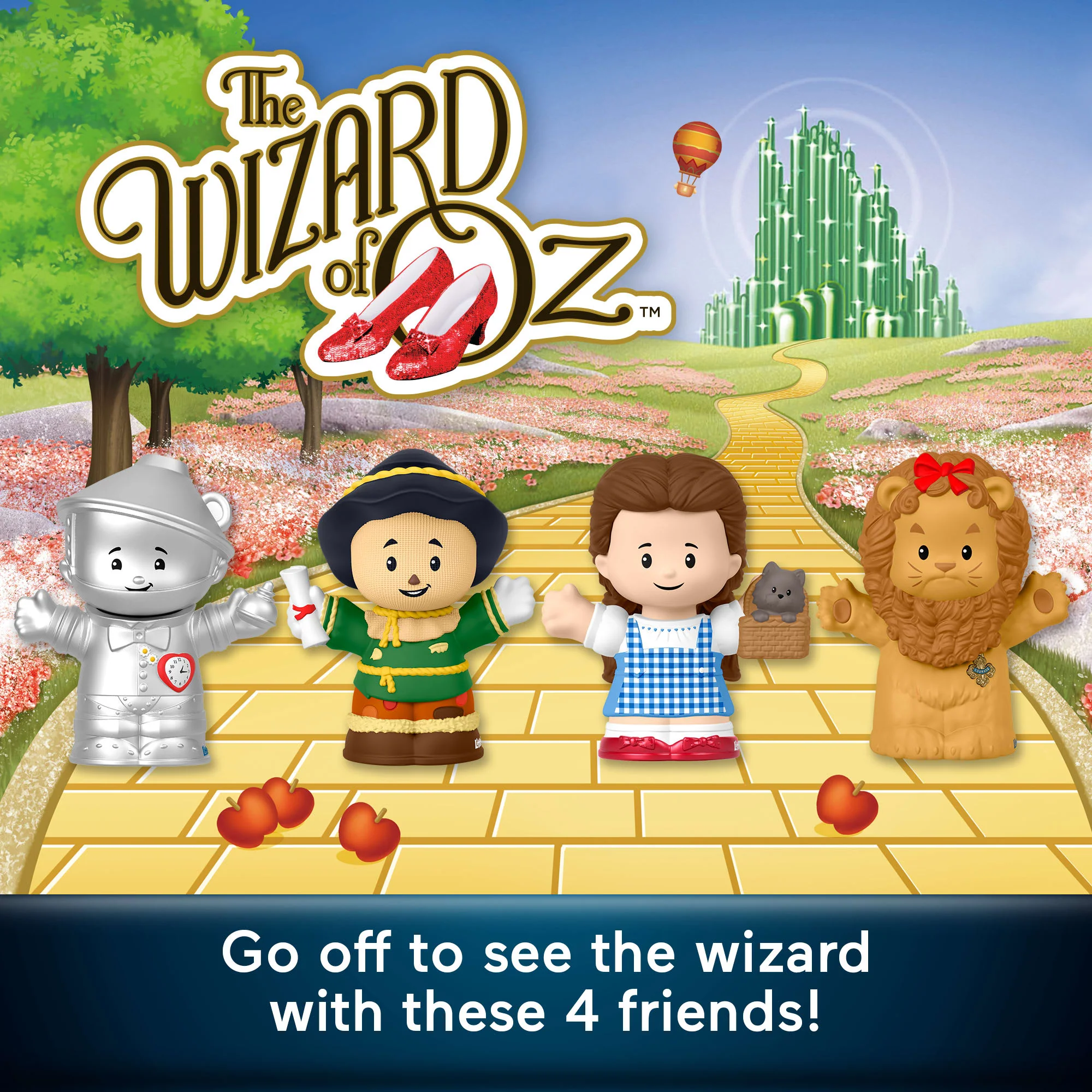 Little People Collector The Wizard Of Oz Special Edition Set For Adults & Fans, 4 Figures - Image 2