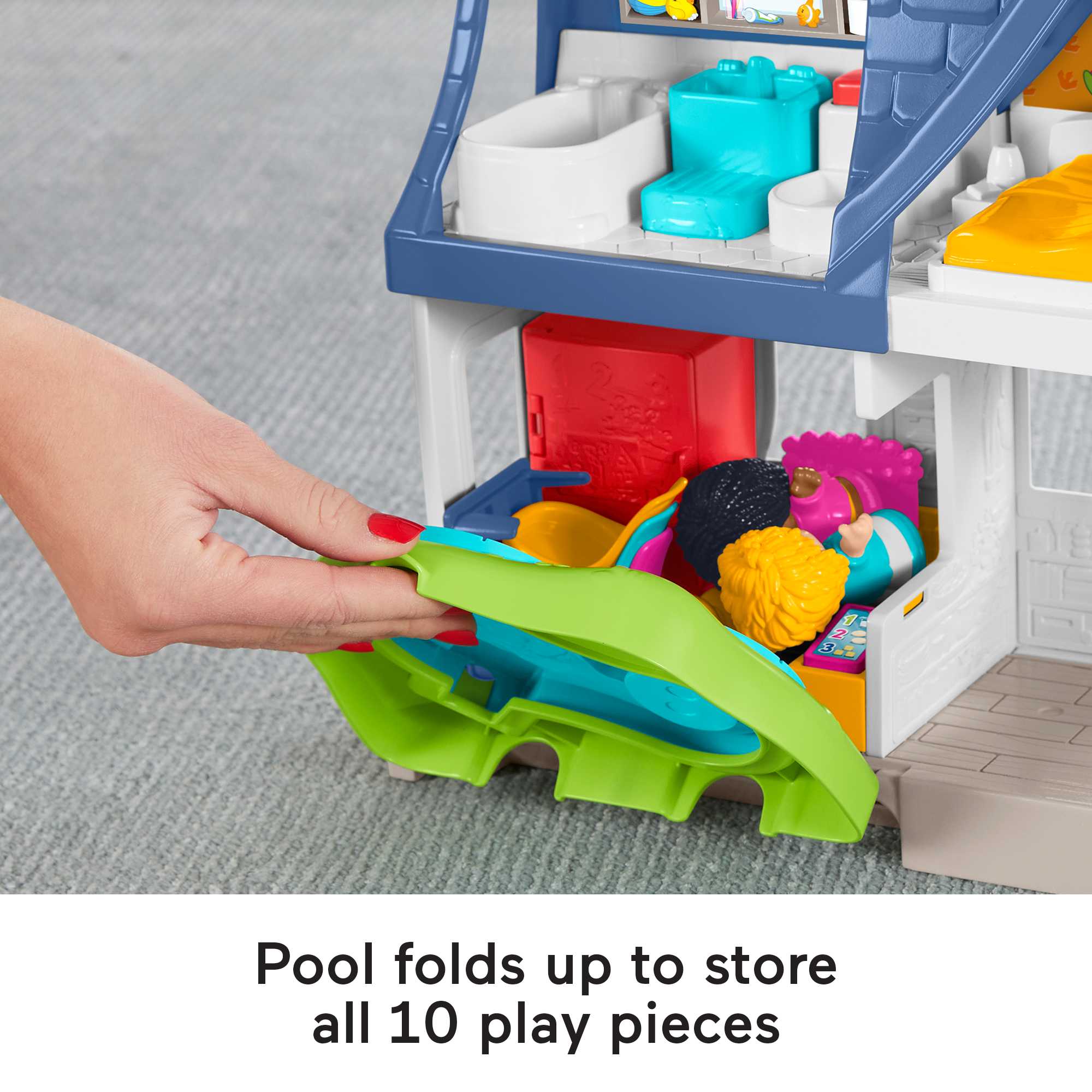 Little People Toddler Learning Toy, Playset With Figures And Music, Friends Together Play House - Image 6