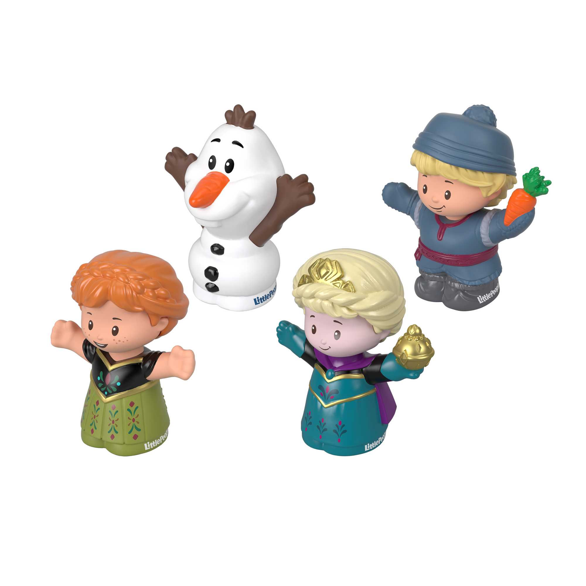 Fisher-Price Little People Lot de 4 Figurines Disney La Reine des Neiges - Image 2