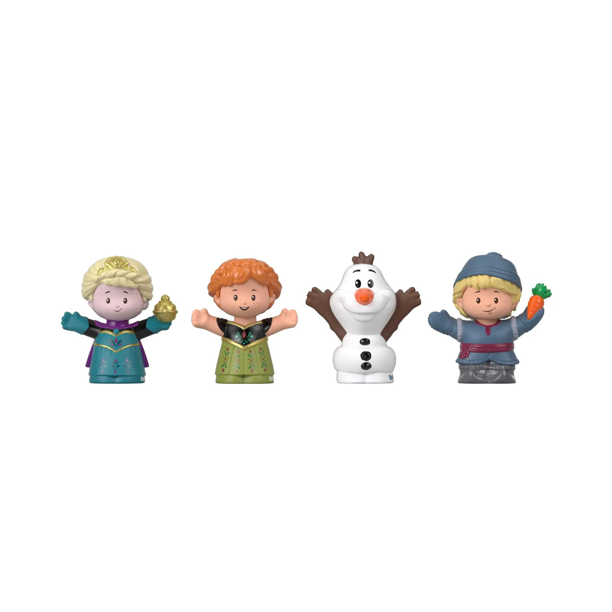 Fisher-Price Little People Lot de 4 Figurines Disney La Reine des Neiges - Image 4