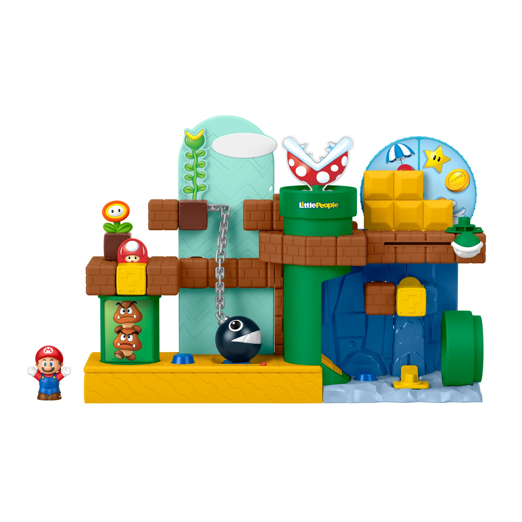 Fisher-Price Little People My Mario Adventure Playset, Musical Toddler Toy With 2 Figures - Image 5