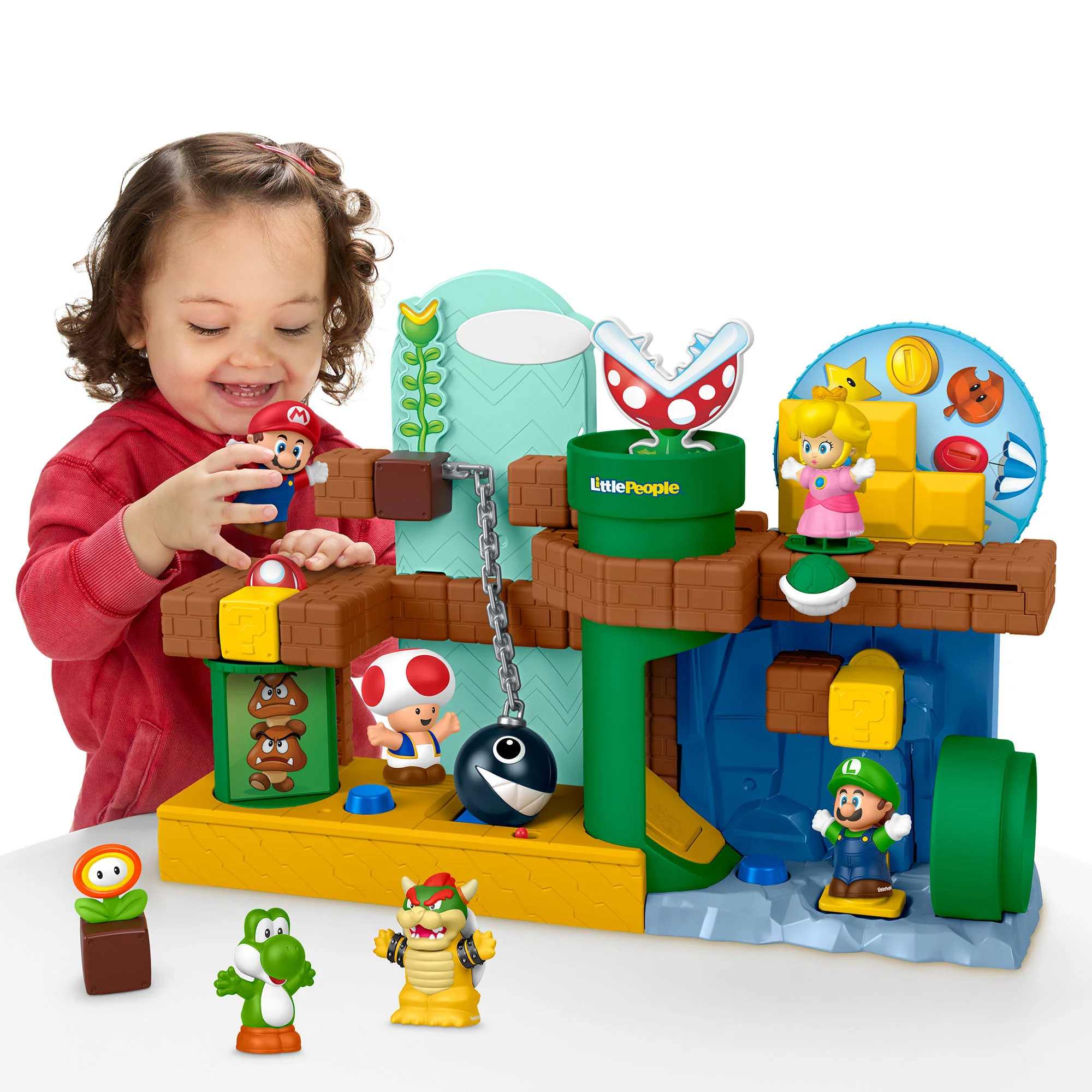 Coffret de Jeu Aventures de Mario My Mario Little People de Fisher-Price Avec 6 Figurines Pour Le Jeu Musical des Tout-Petits - Image 2