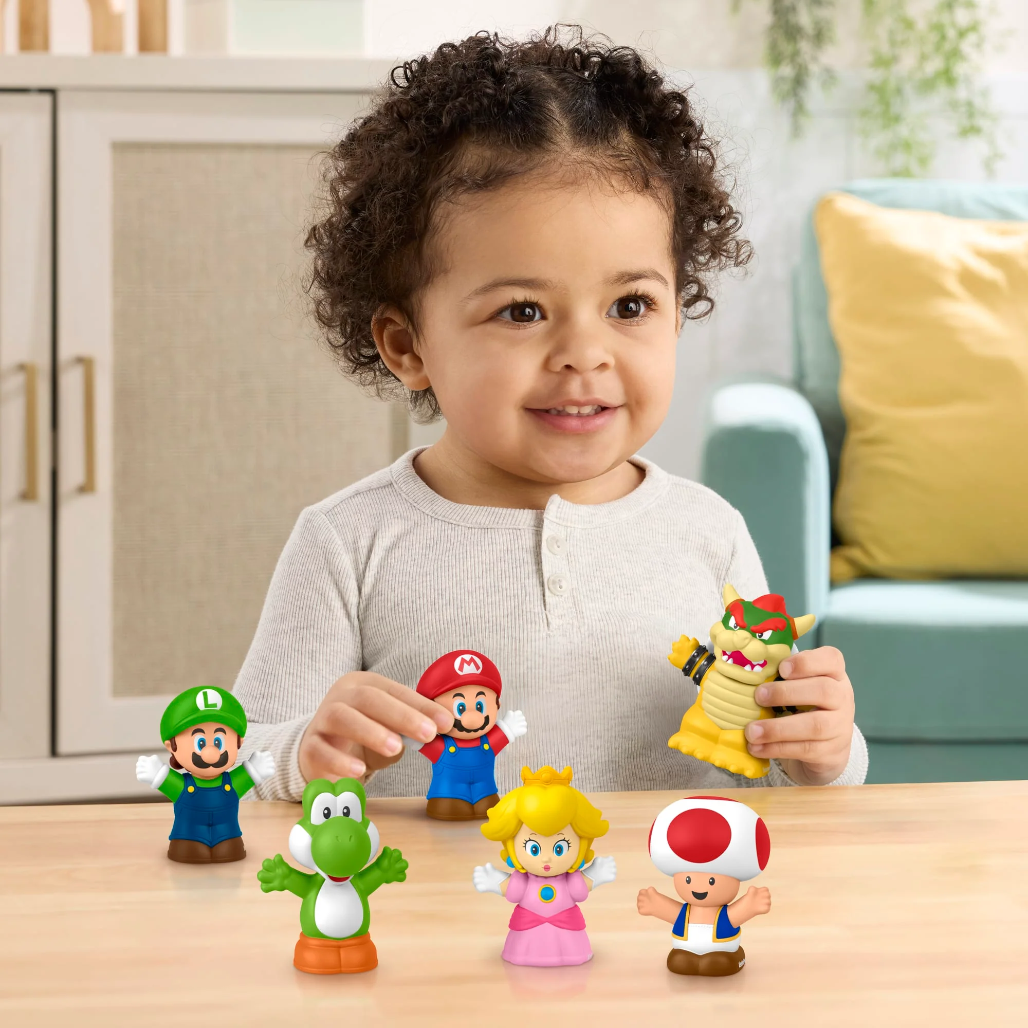 Fisher-Price Little People My Mario Figure 6-Pack Toy Set For Toddlers & Kids - Image 2