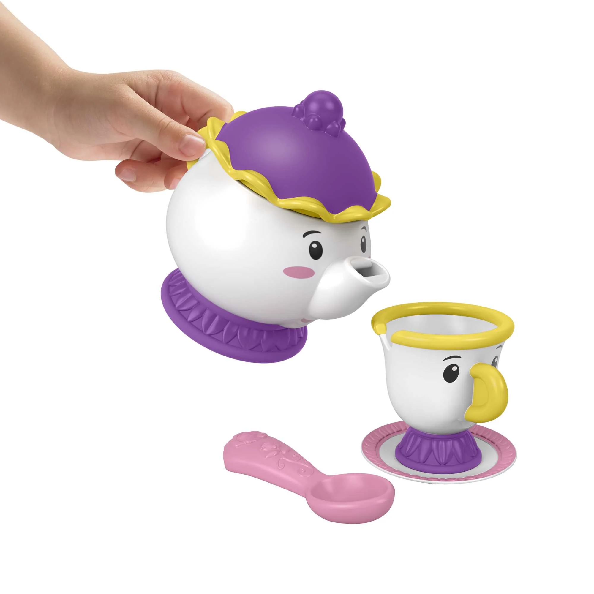 Little People Princesses Disney Coffret L’Heure du thé Avec Belle - Image 4
