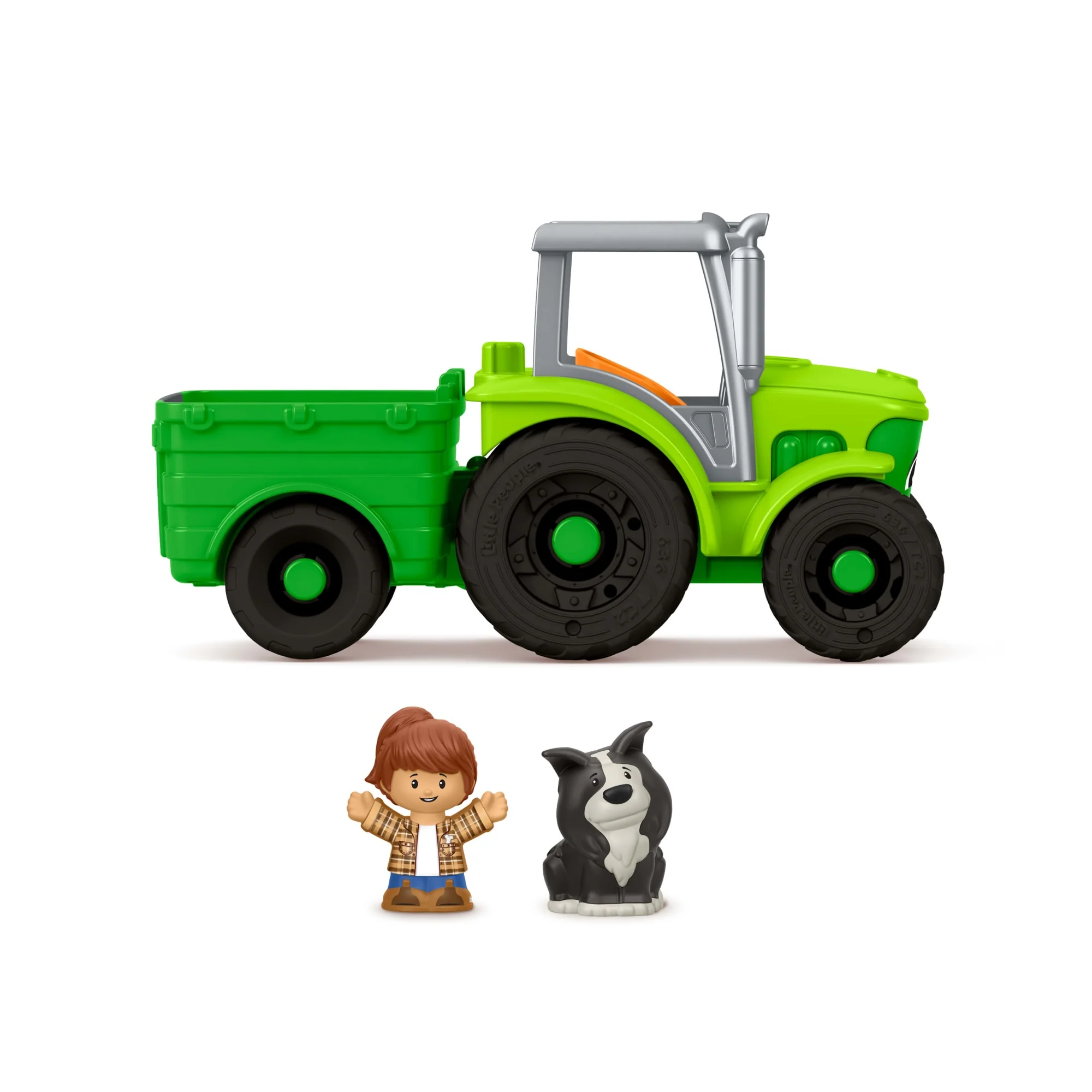Fisher-Price Little People Tracteur à Pousser, Multilingue - Image 5