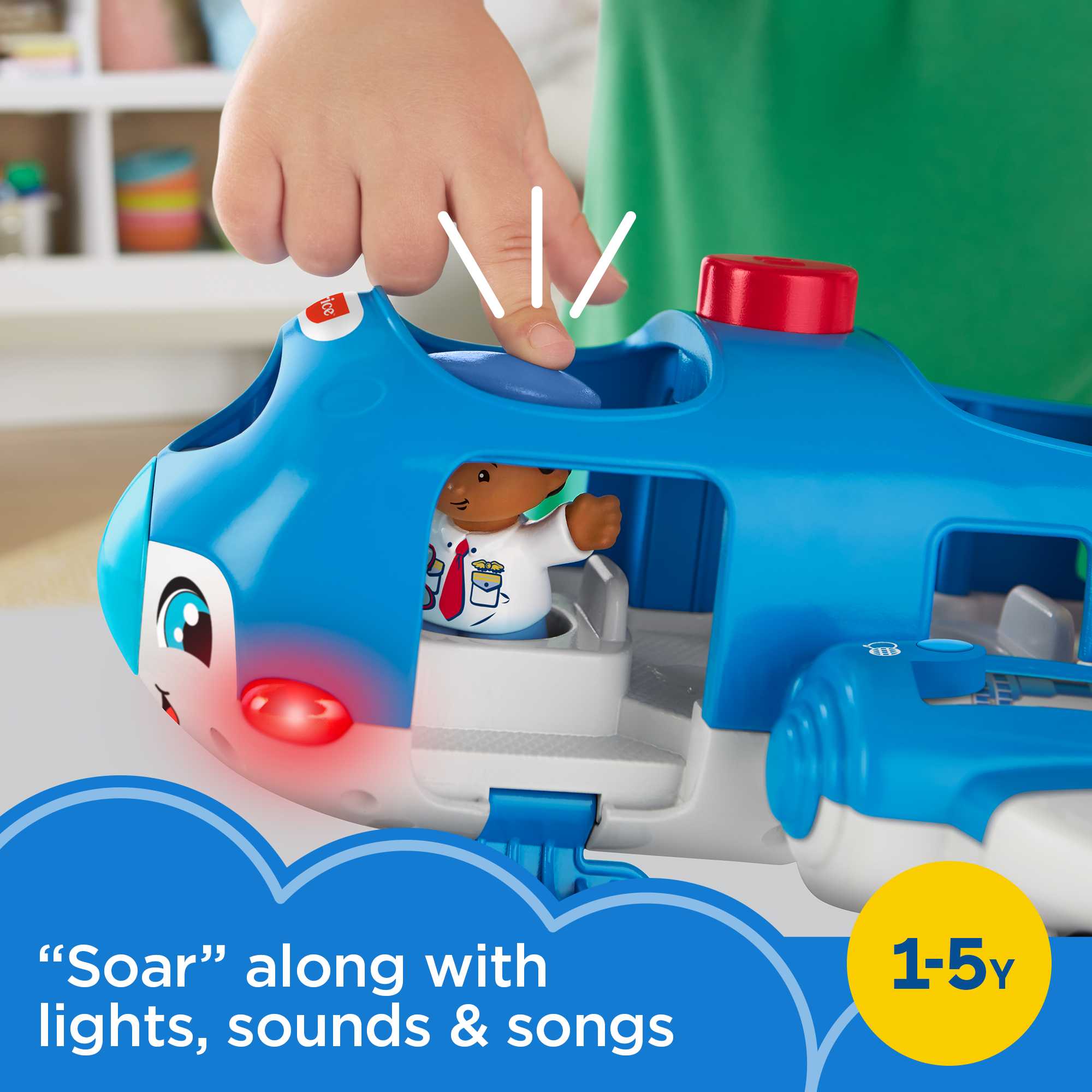 Fisher-Price Little People Travel Together AIrplane - English & French Version - Image 2
