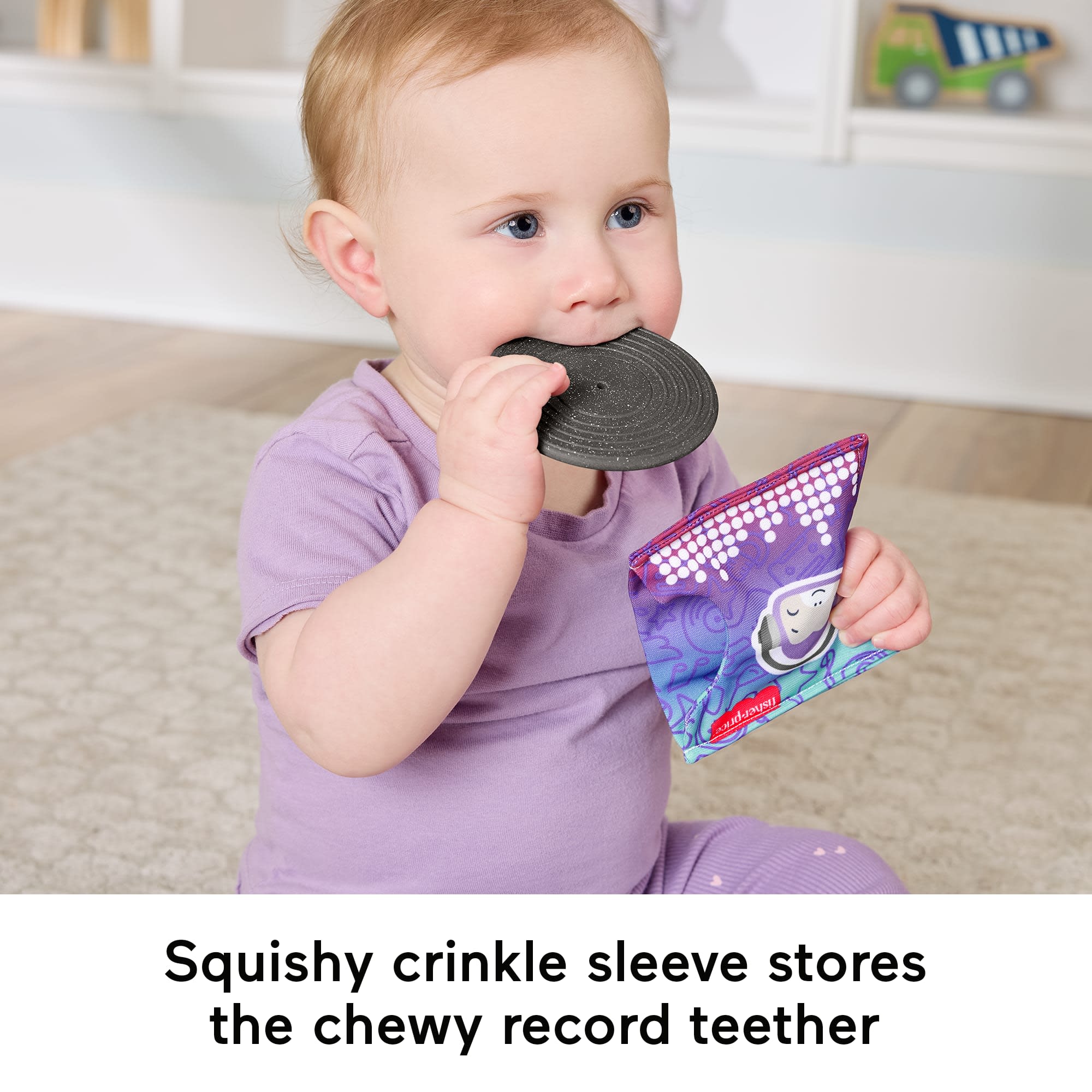 Fisher-Price Mini Me Moments DJ Gift Set, 6-Piece Sensory Baby Toys For Newborn Play - Image 5