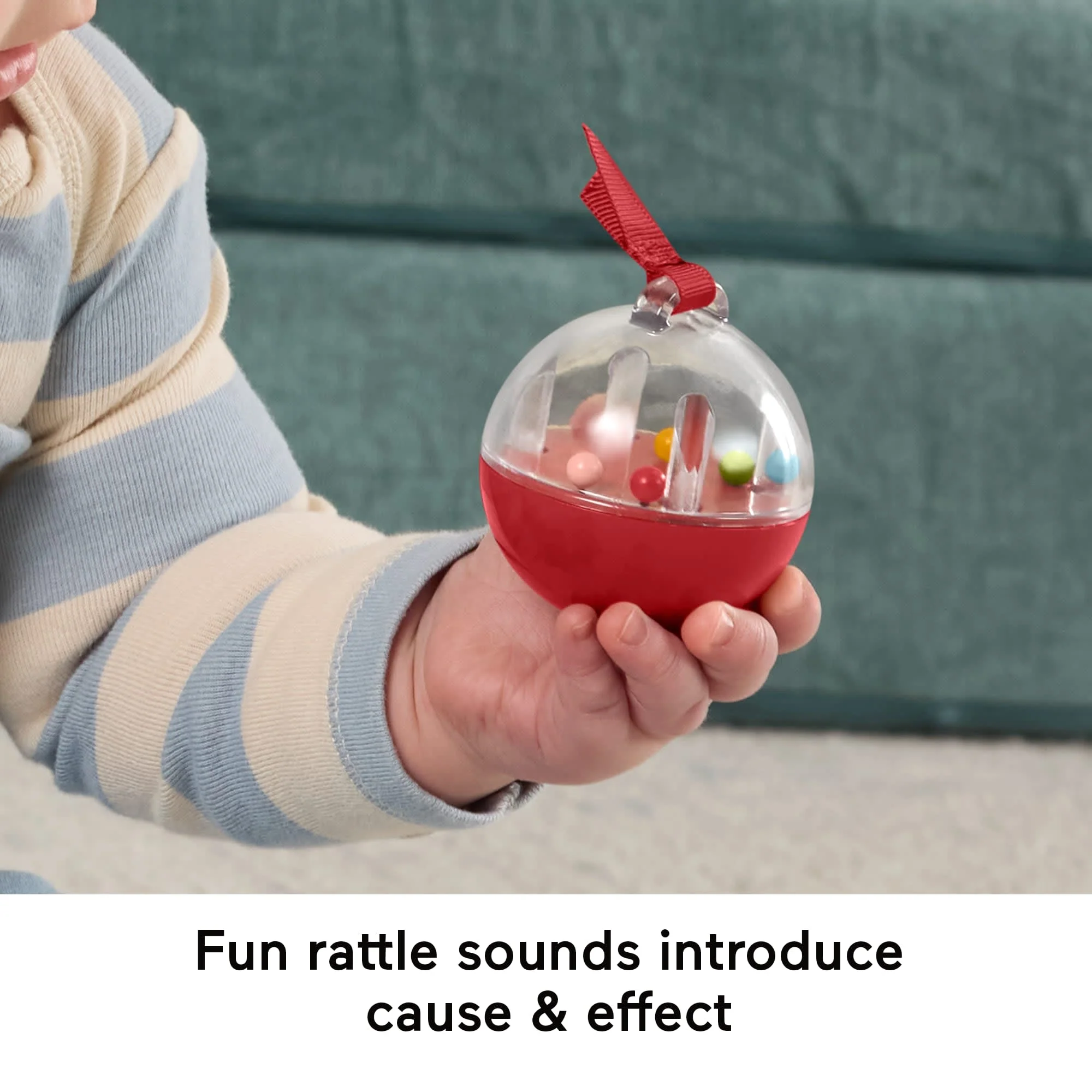 Fisher-Price Mini Me Moments Reel Fun Fishing Gift Set, 4 Baby Toys For Newborn Sensory Play - Image 5