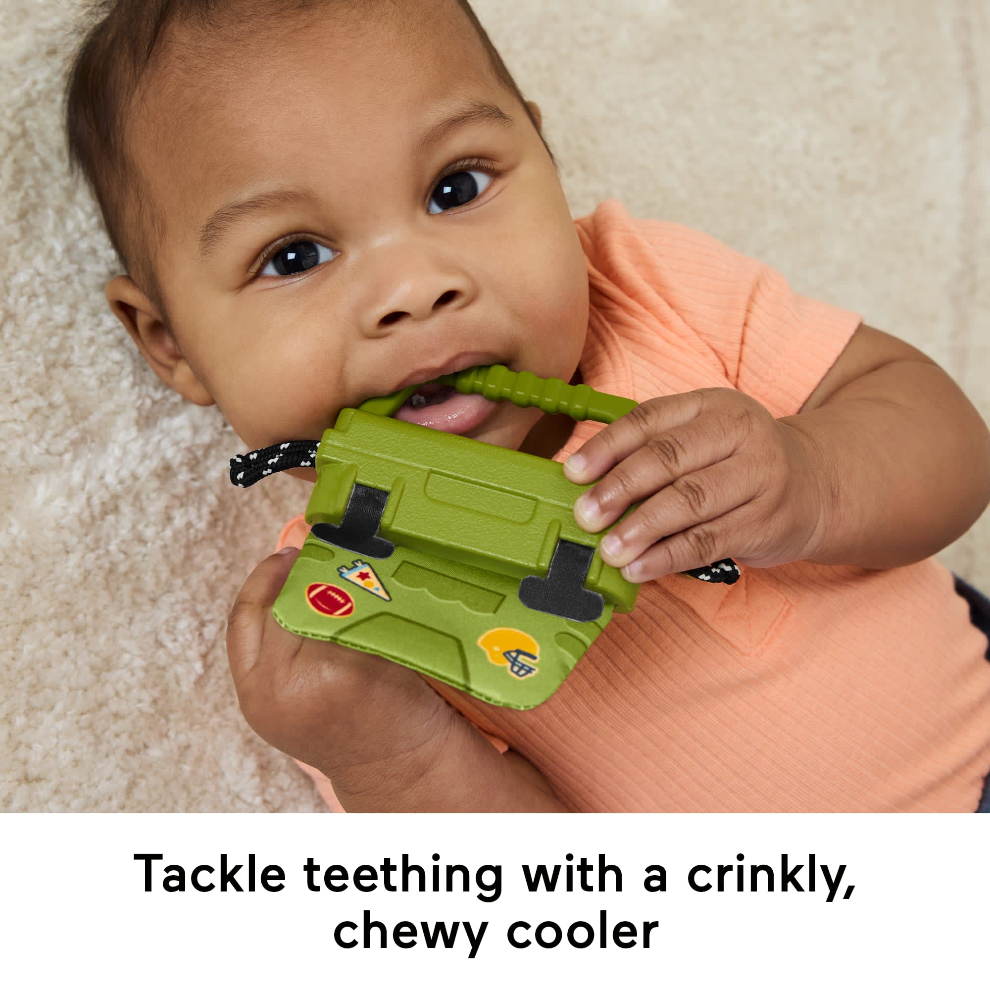 Fisher-Price Mini Me Moments Tiny Tailgater Set, 6-Piece Baby Sensory Activity Toys - Image 3