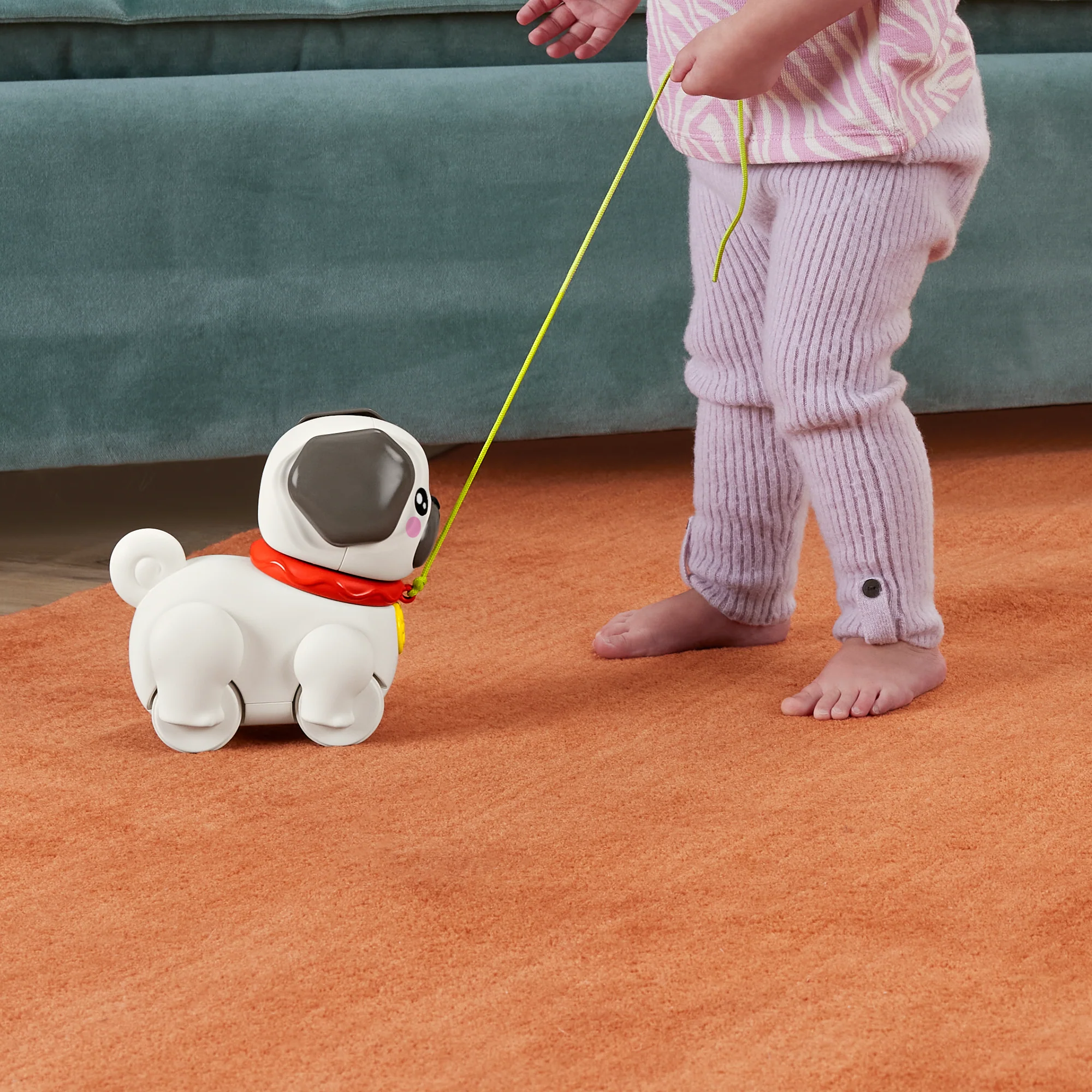 Fisher-Price-Mon Carlin à Promener-Jouet à Tirer Pour Bébé - Image 2