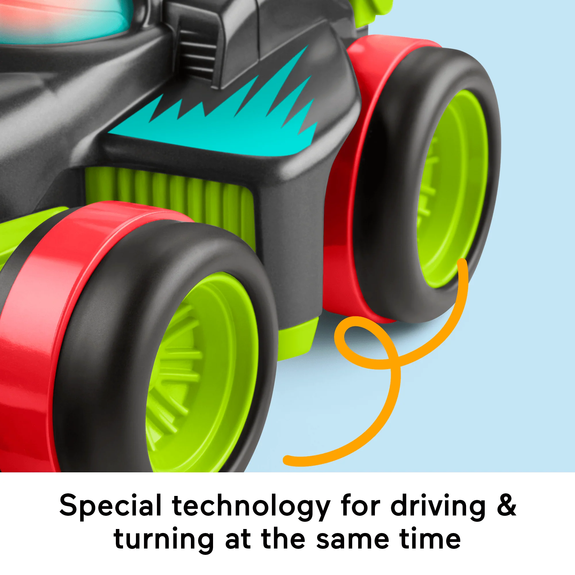 Fisher-Price My Easy RC Preschool Toy Remote Controlled Car For Kids Ages 3+ Years - Image 4